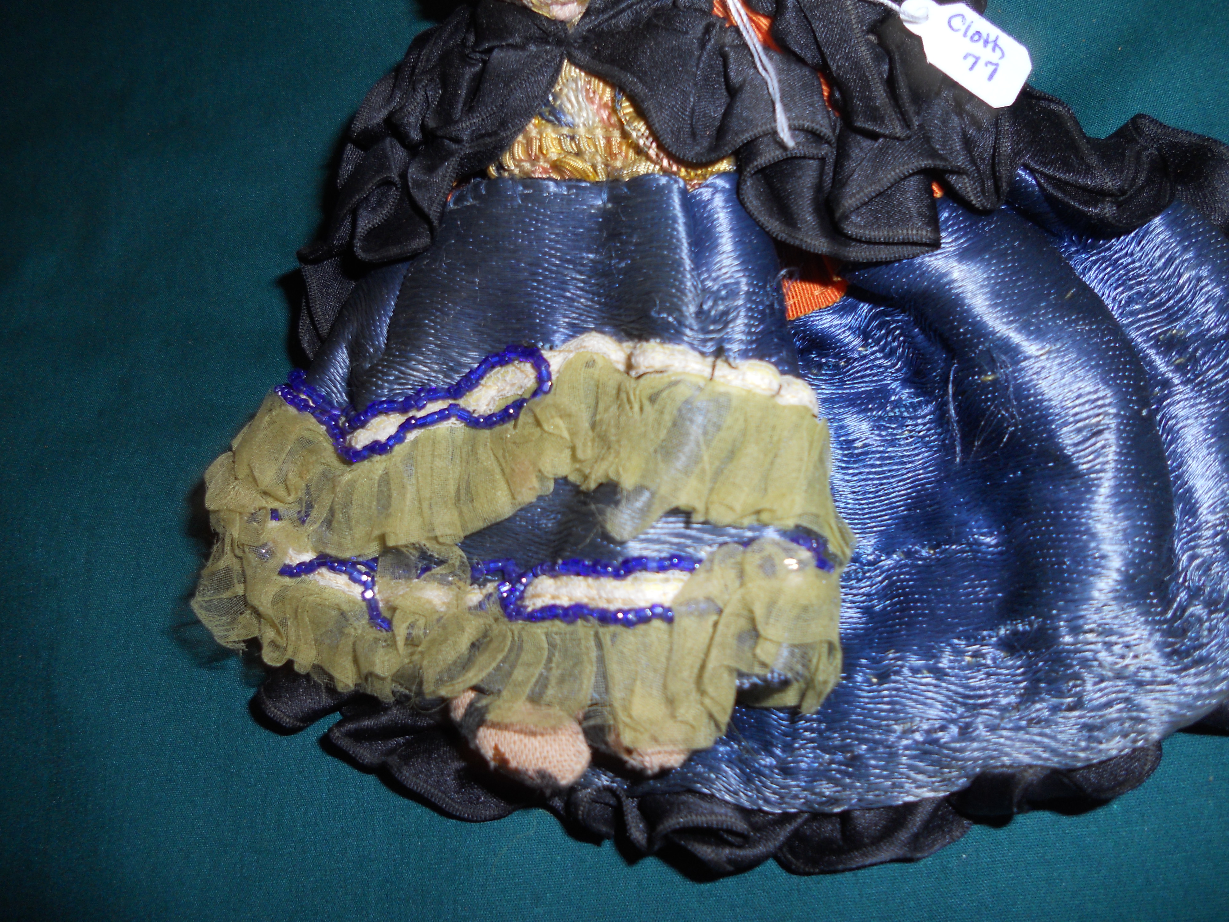 Spanish Dressed Cloth Doll Vintage