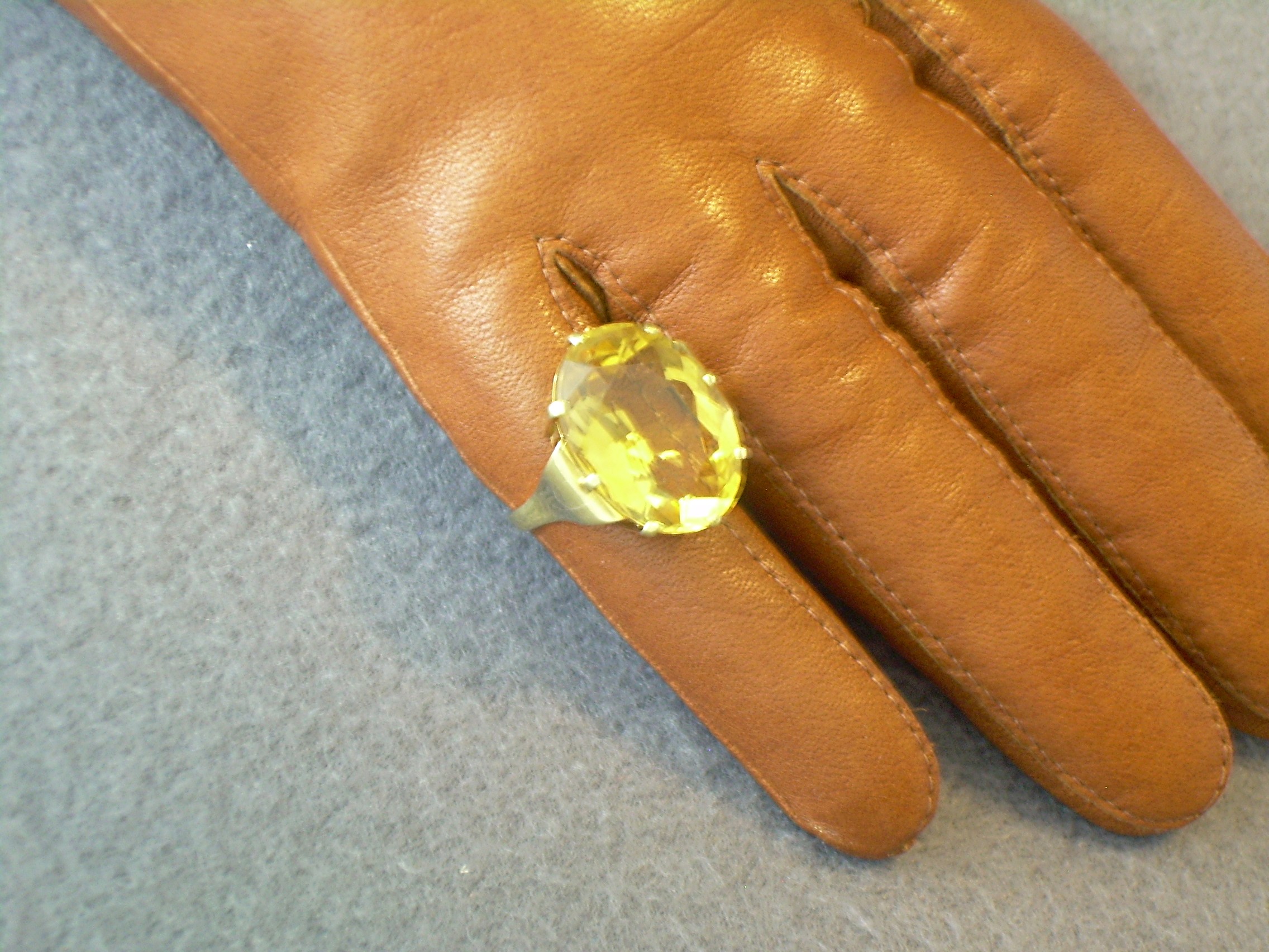 Ring 14K Yellow Gold Golden Citrine