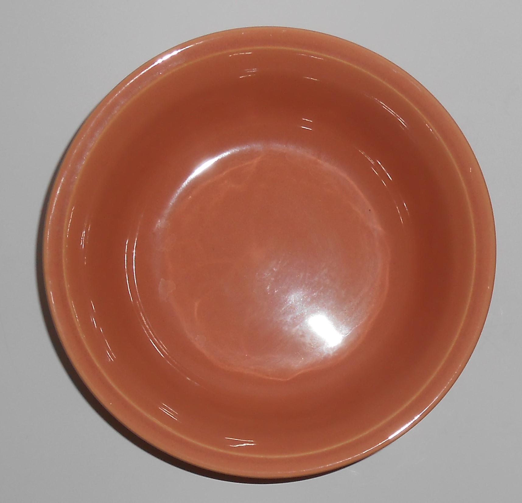 Franciscan Pottery Montecito Gloss Coral Vegetable Bowl