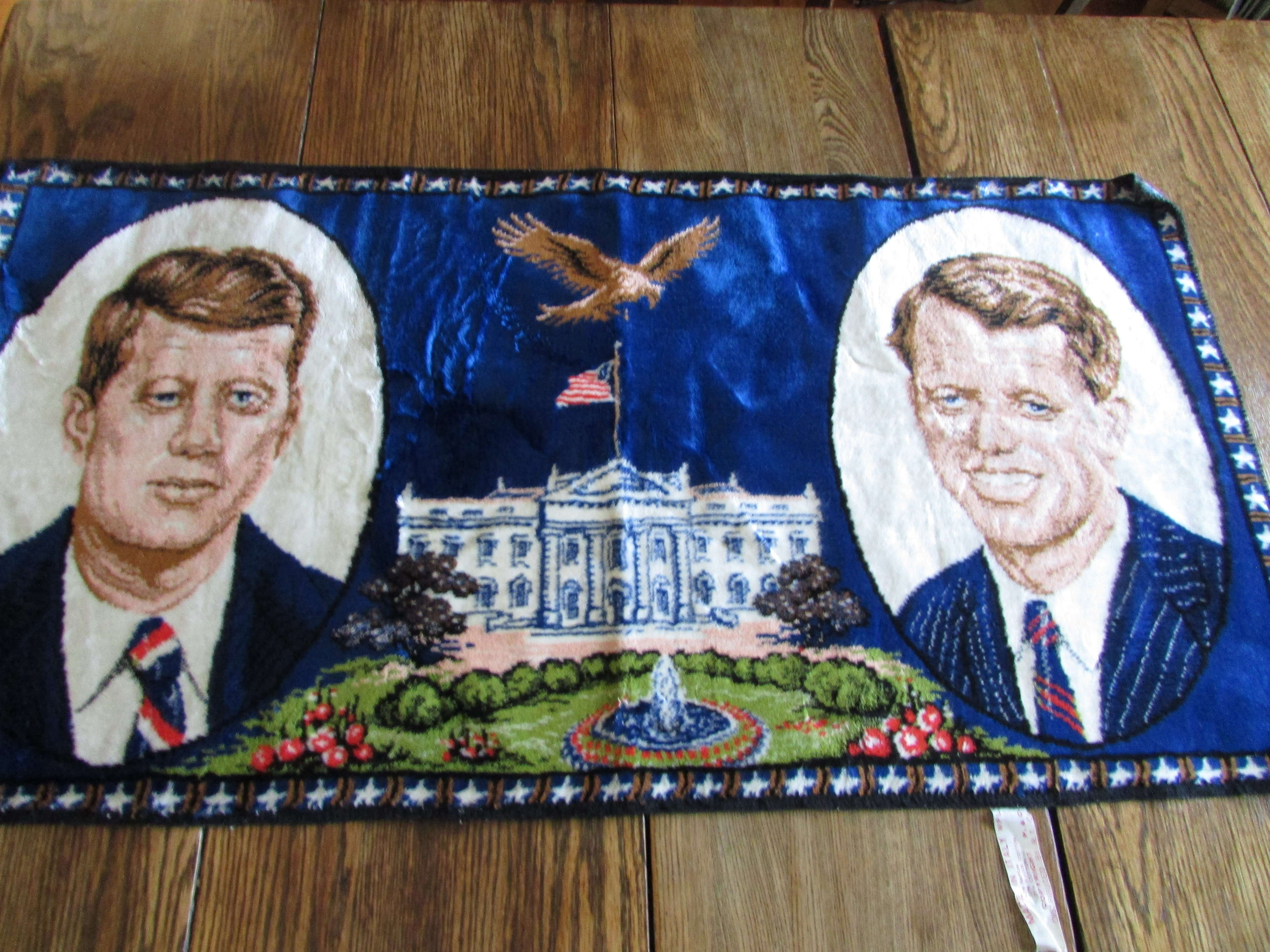 J F Kennedy and Robert Kennedy Tapestry