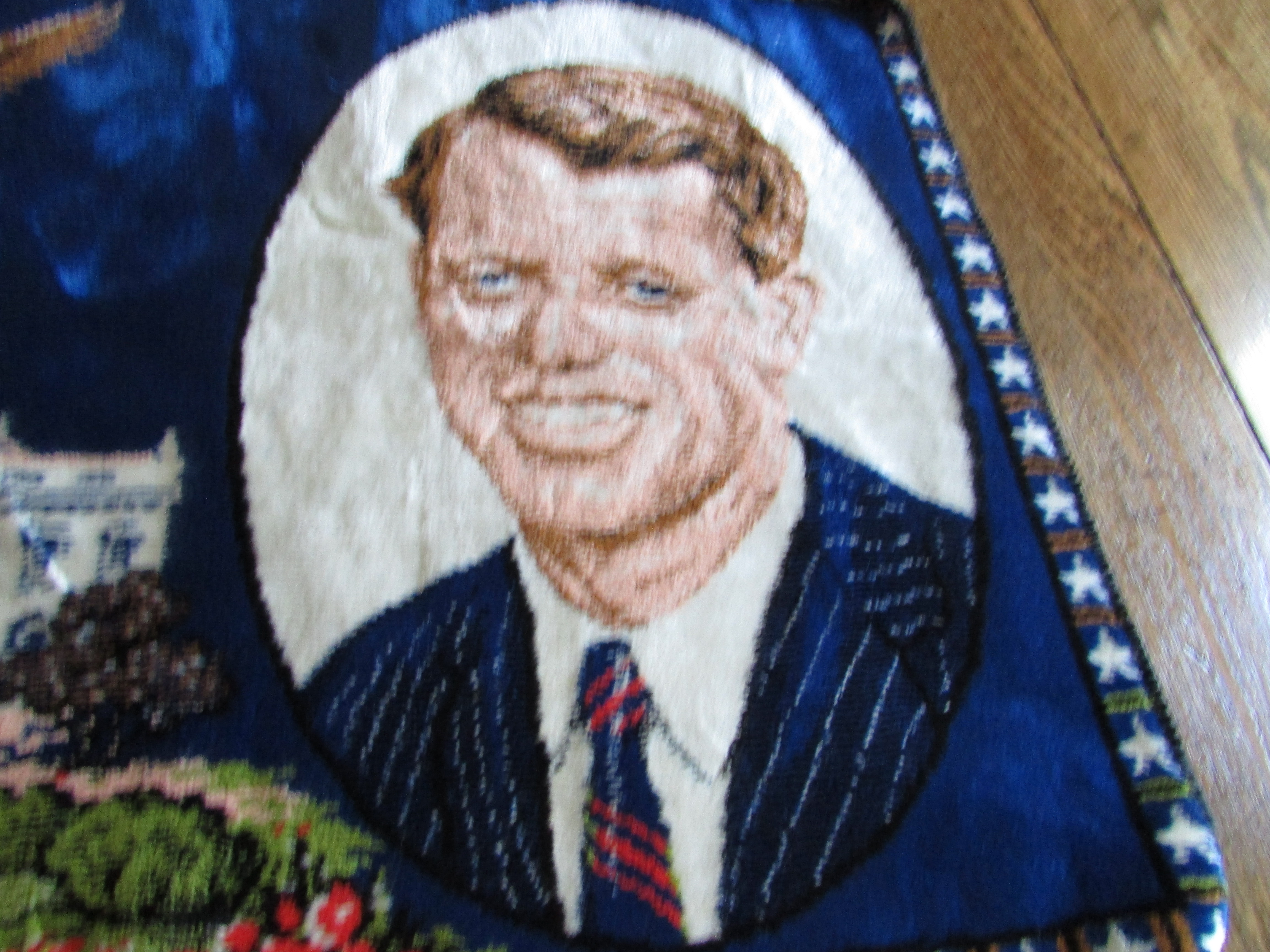 J F Kennedy and Robert Kennedy Tapestry