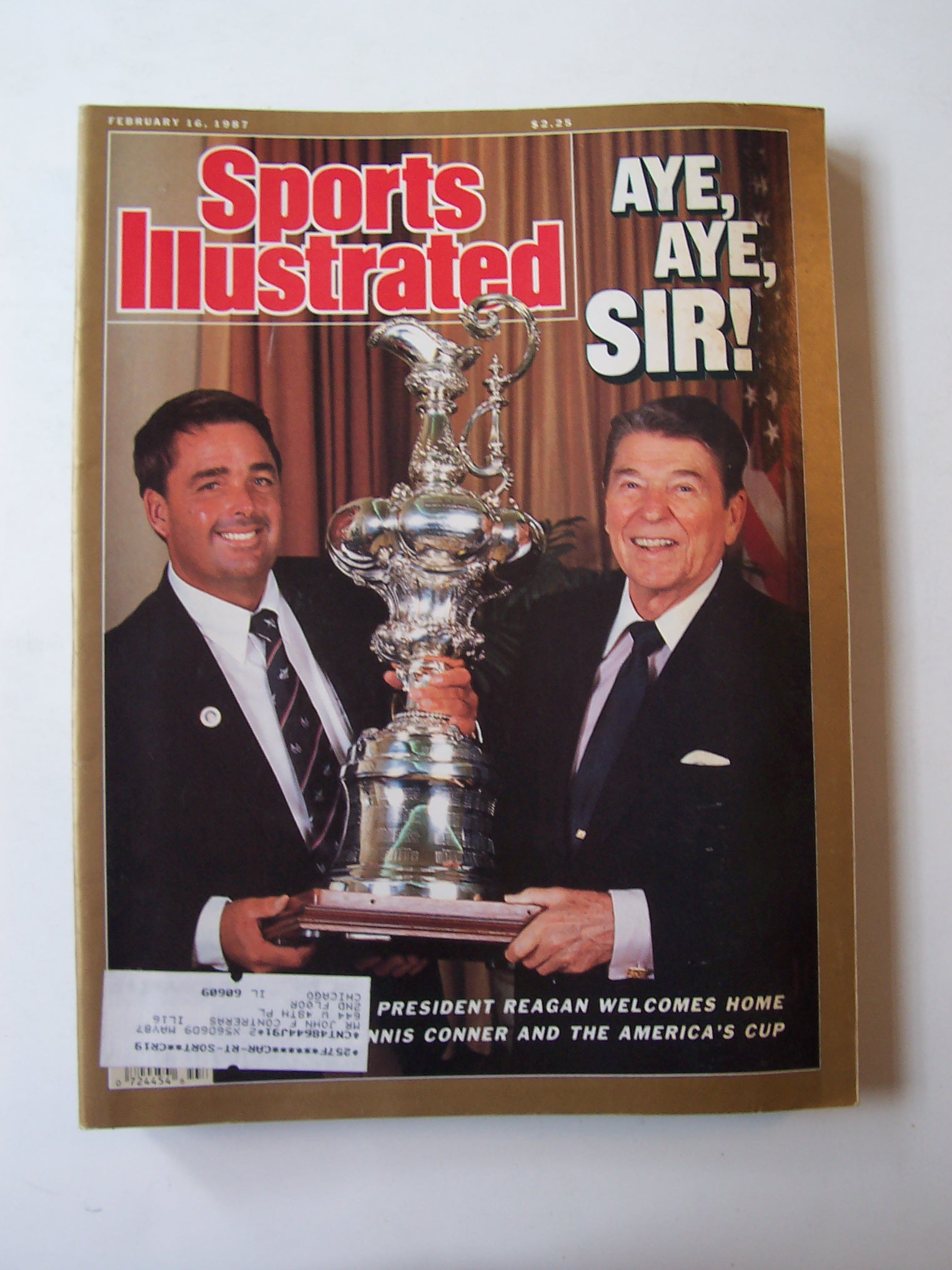 Sports Illustrated Magazine -Feb 16, 1987- Pres. Reagan