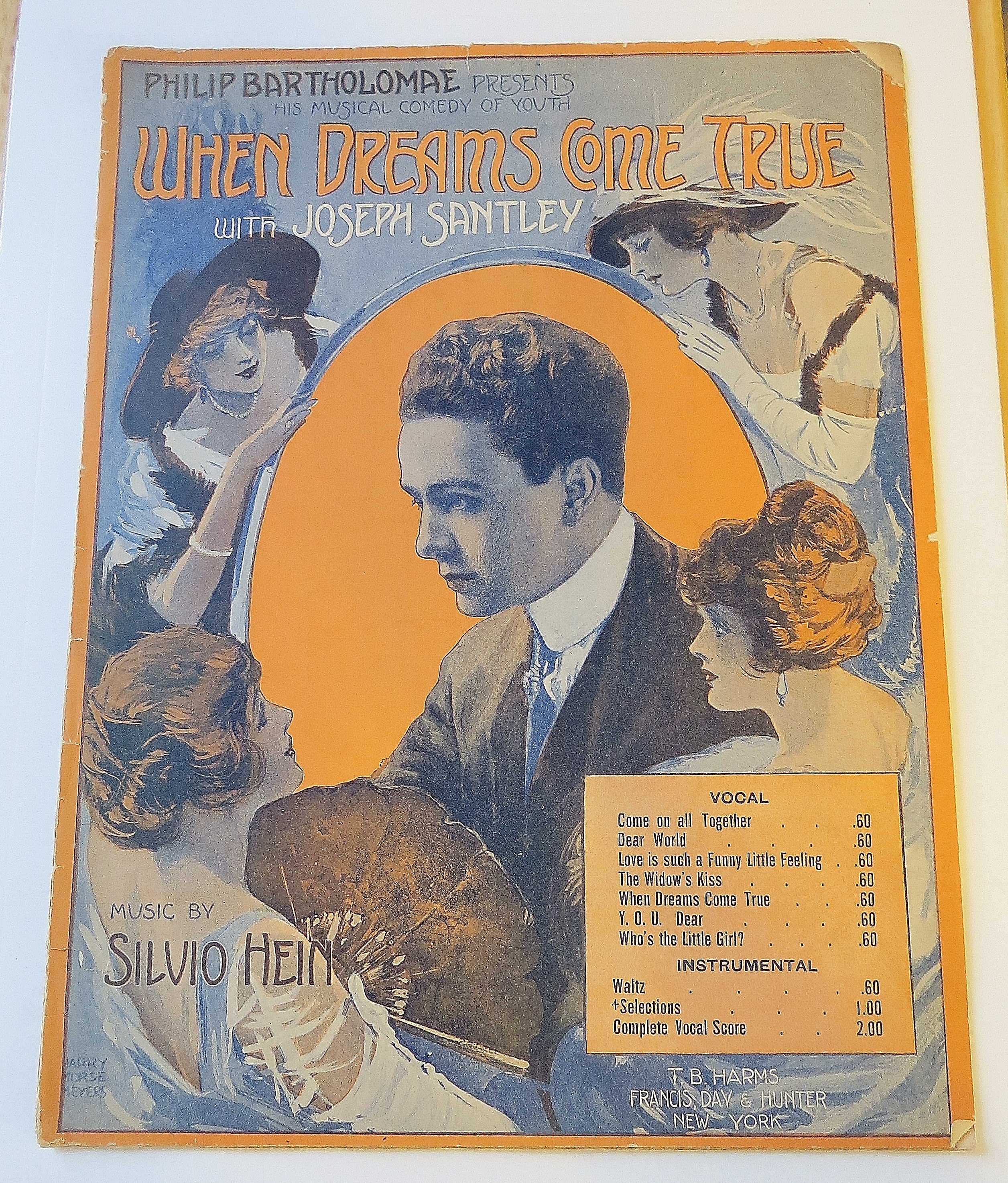 1913 When Dreams Come True By Philip Bartholomae