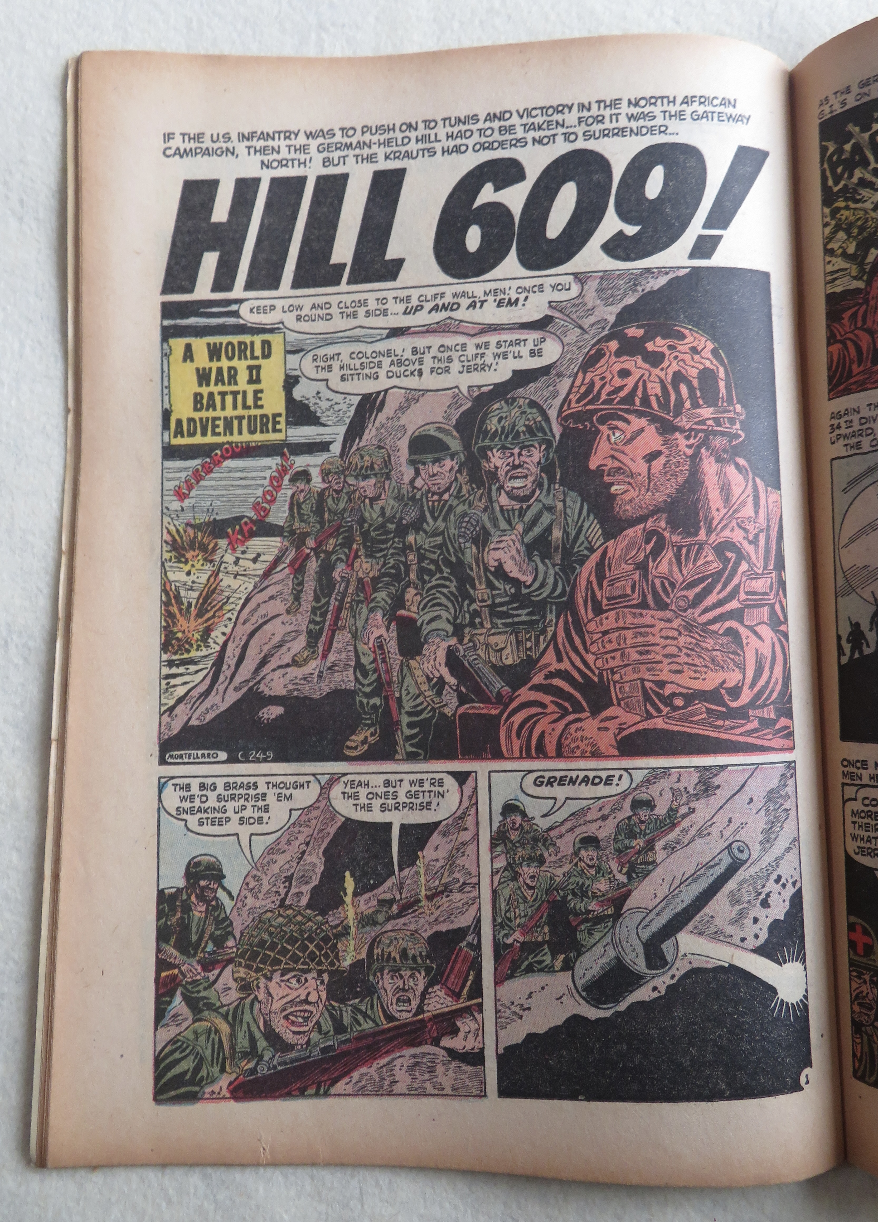Battle Comic November 1953 Tong Tu Pass
