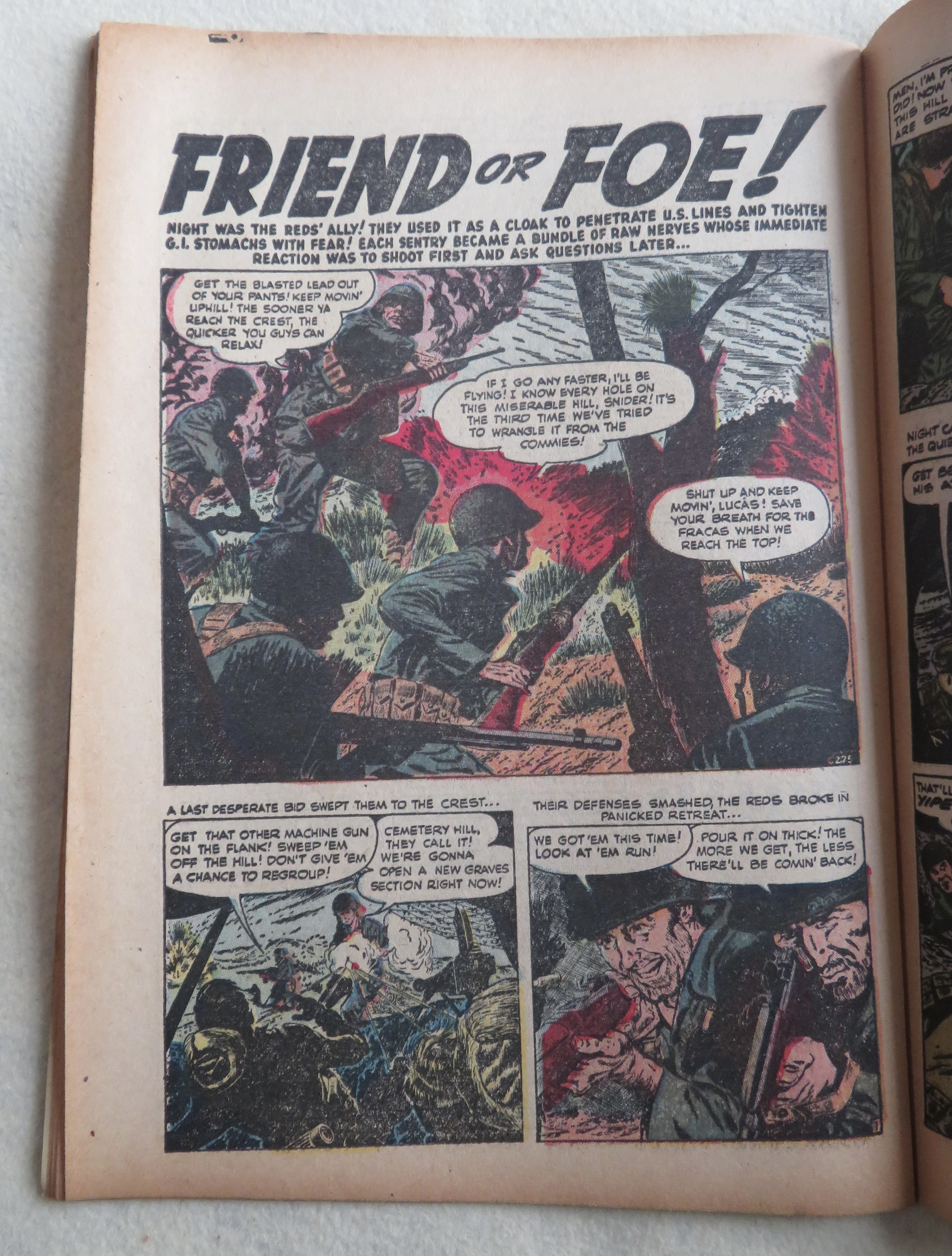 Battle Comic November 1953 Tong Tu Pass