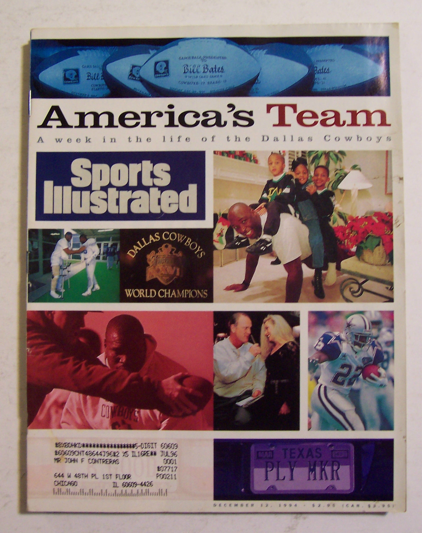 Sports Illustrated Magazine-Dec 12, 1994-Dallas Cowboys