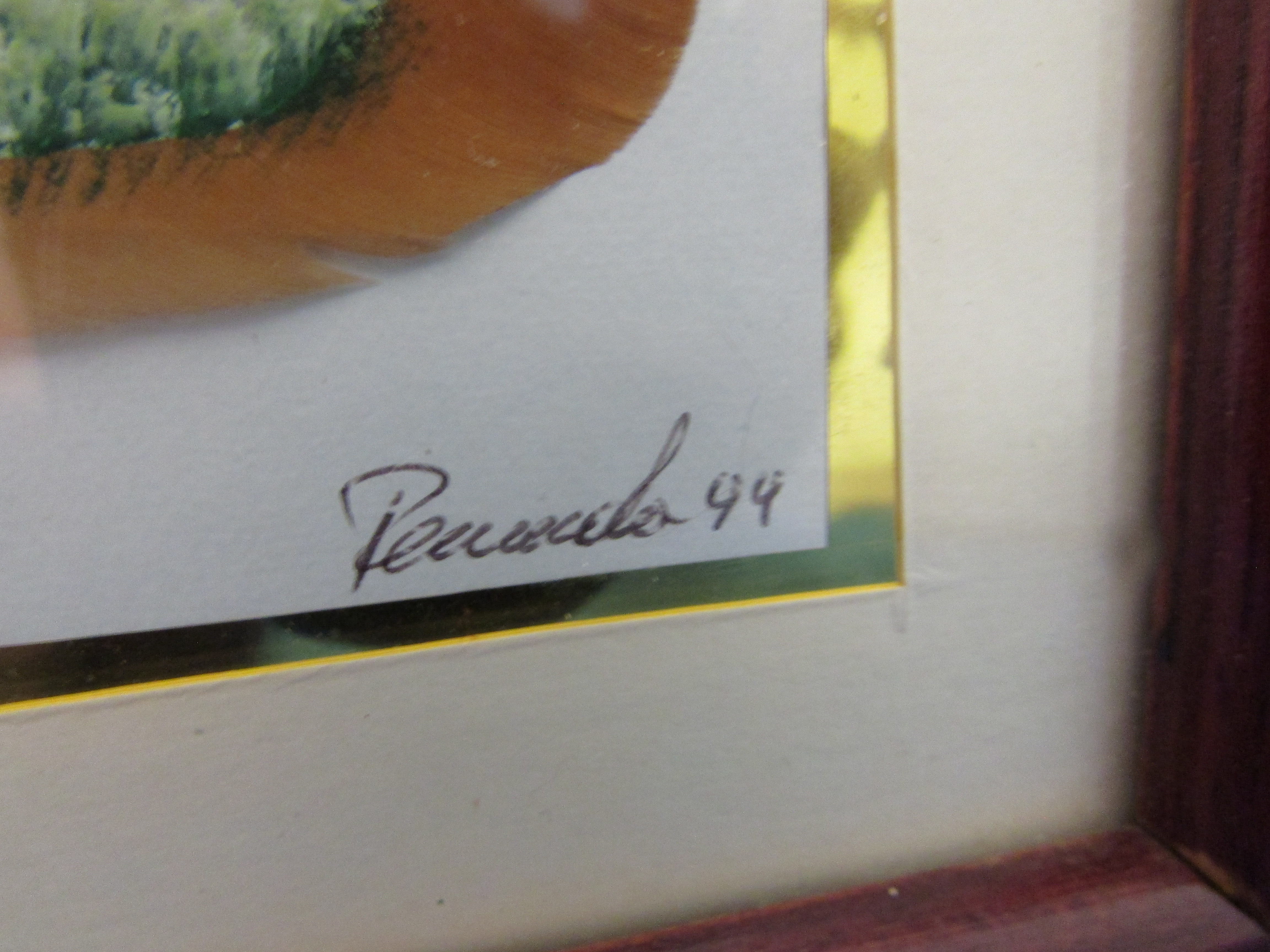 Hand Painted Picture on a Feather