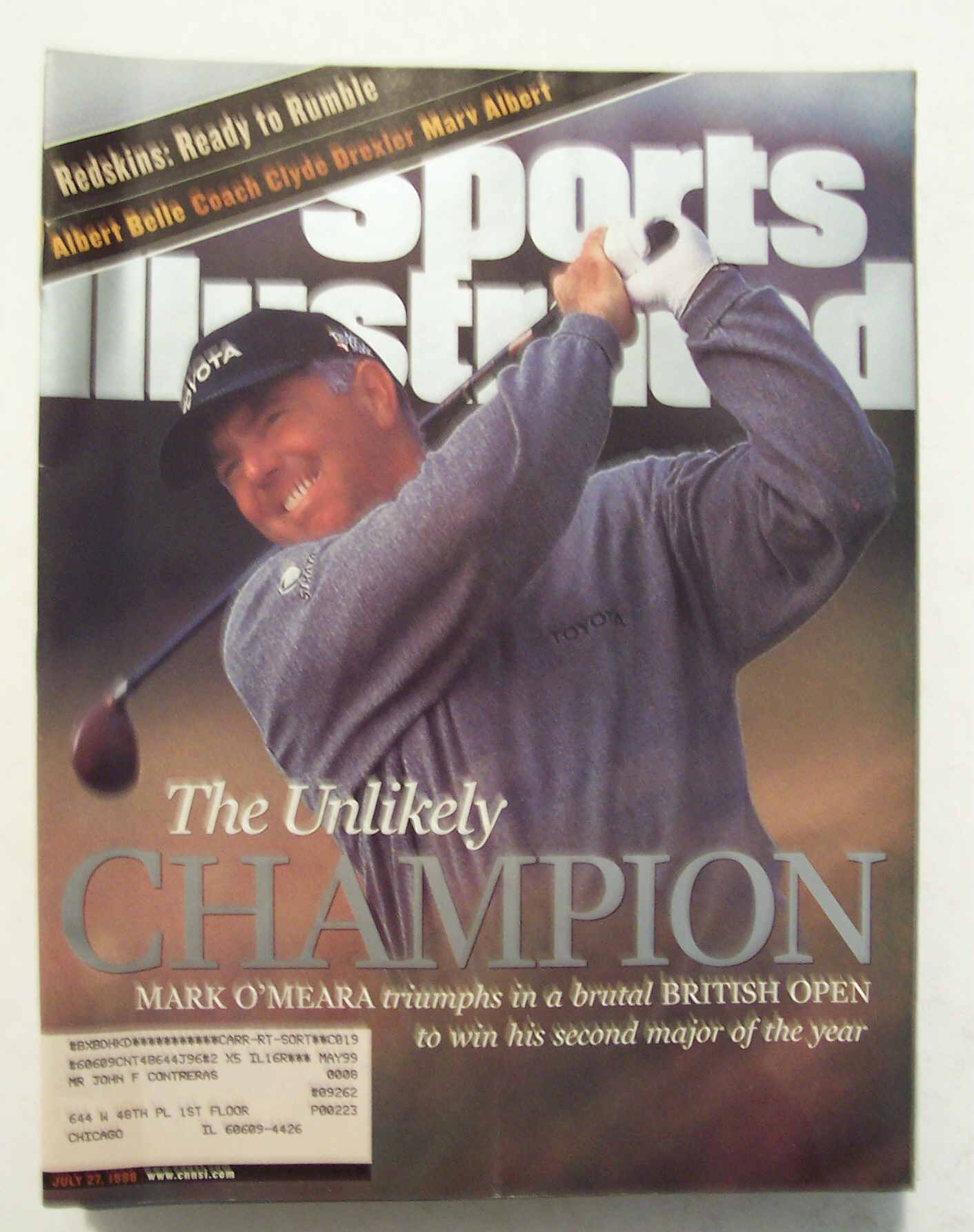 Sports Illustrated Magazine-July 27, 1998-Mark O'Meara