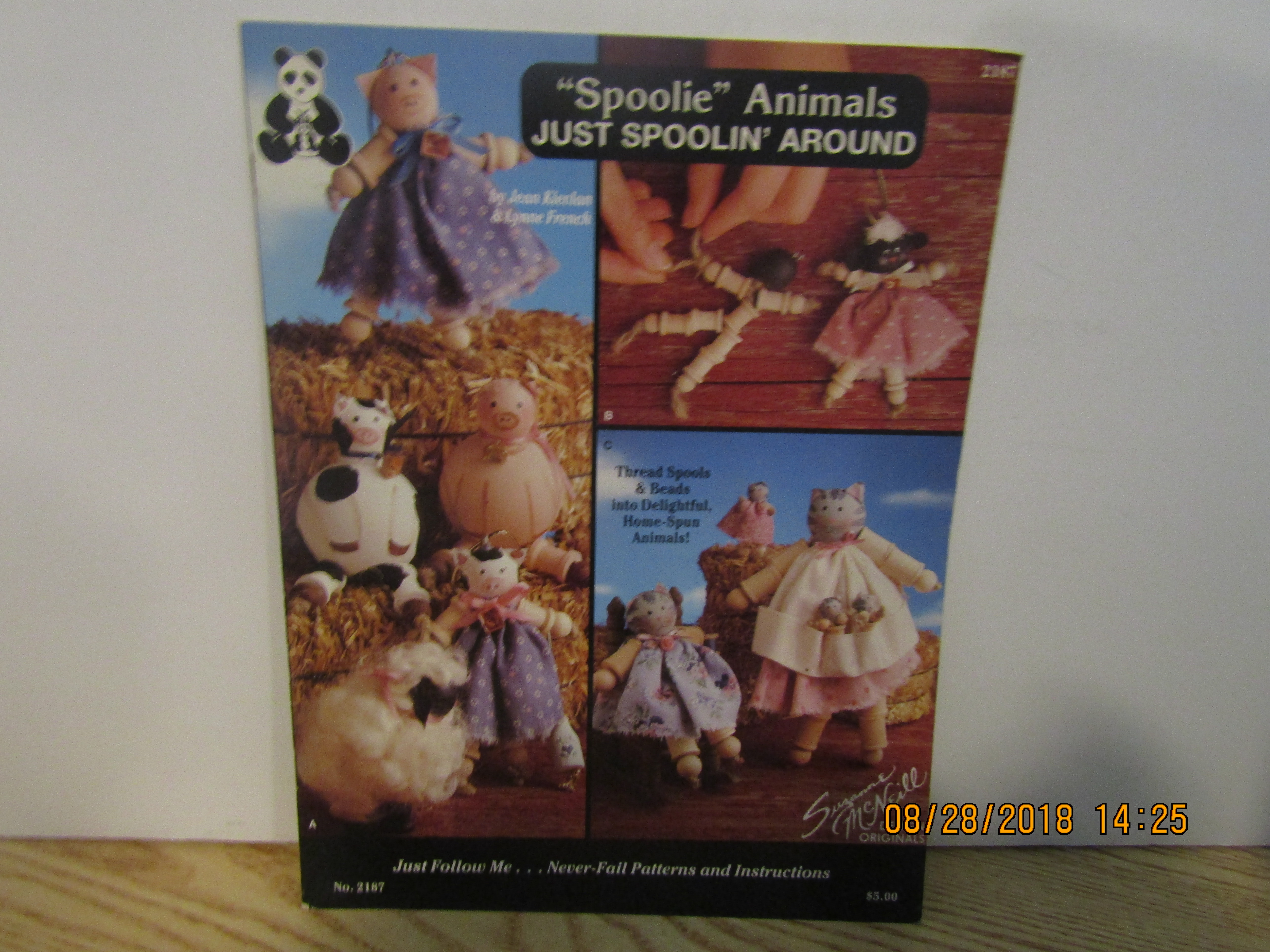 Designs Orig Spoolie Animals Just Spoolin'Around #2187