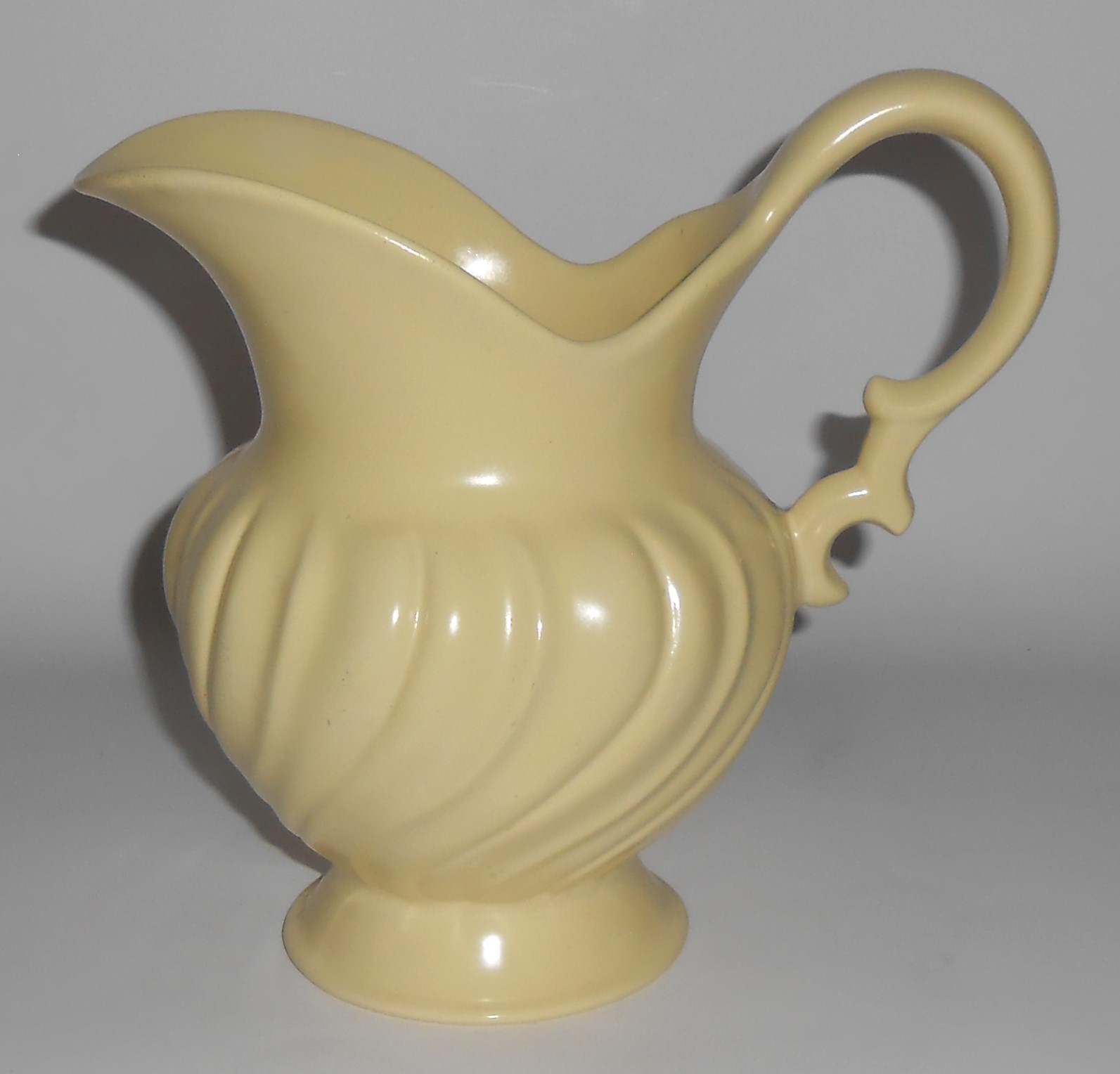 Franciscan Pottery Coronado Satin Yellow Water Pitcher