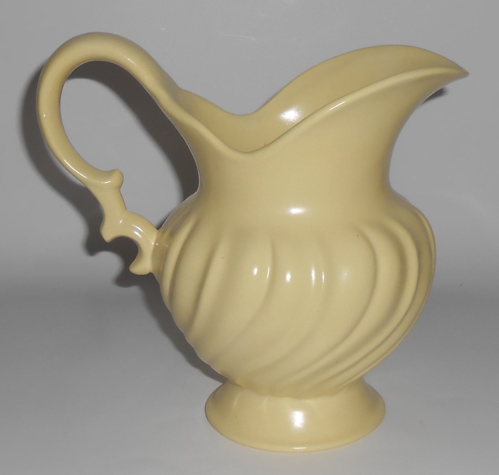 Franciscan Pottery Coronado Satin Yellow Water Pitcher