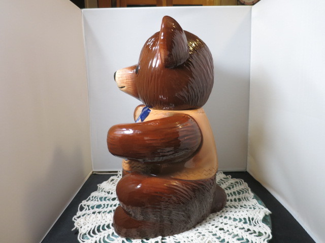 Vintage Kraft Marshmallow Teddy Bear Cookie Jar 1982 Regal China