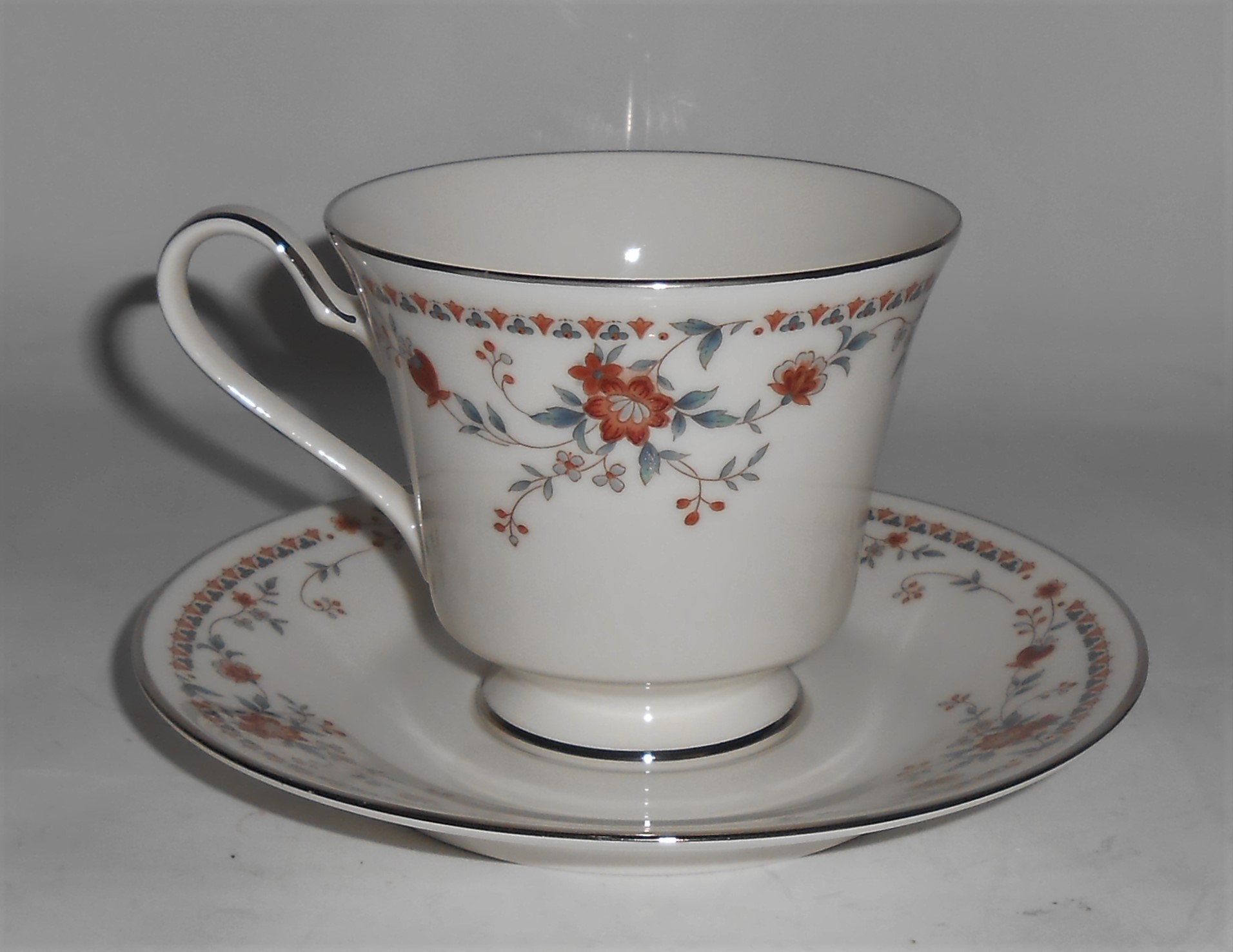 Noritake China Porcelain Adagio Cup & Saucer Set