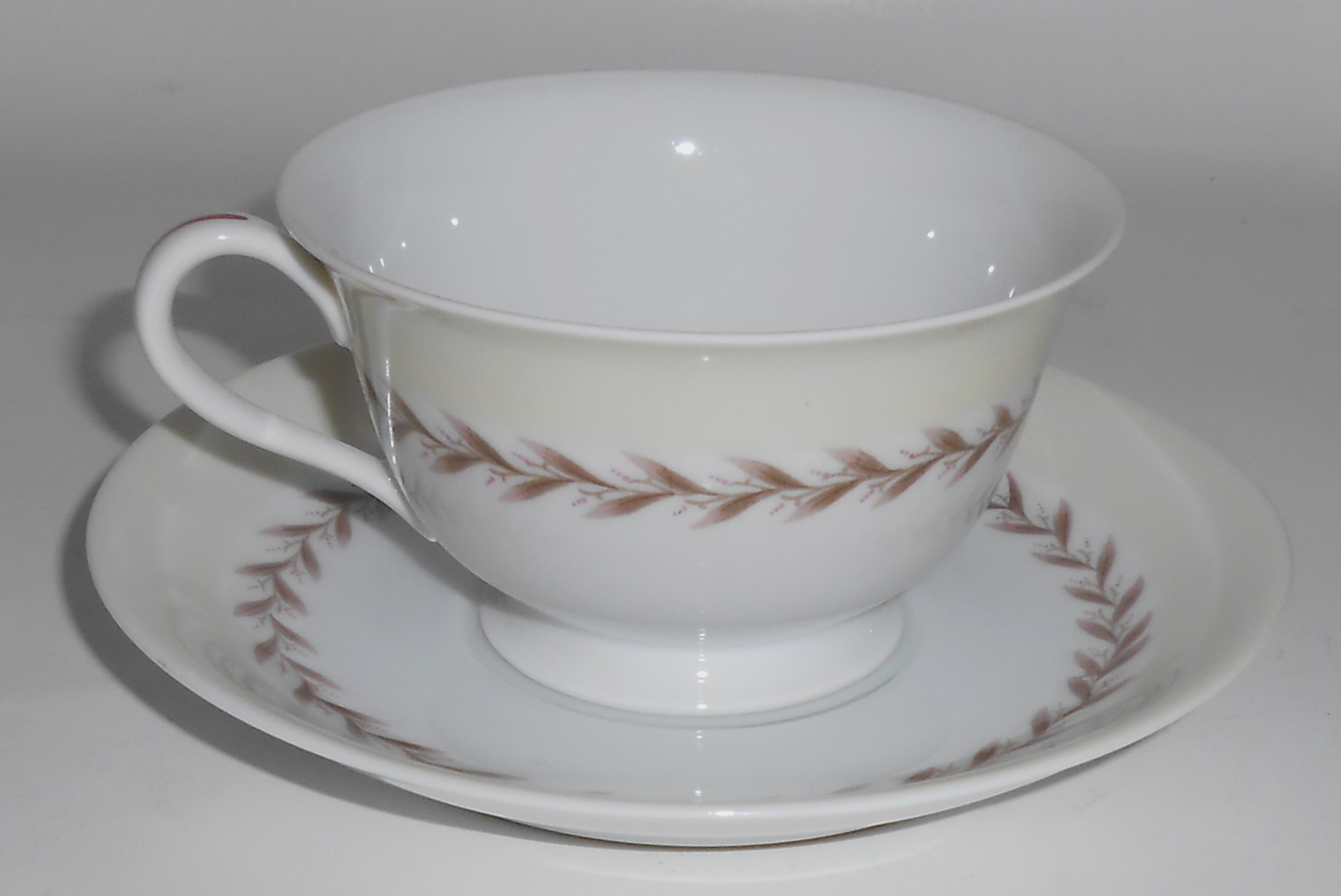 Noritake China Porcelain Rosemont N1349 Cup Saucer Set