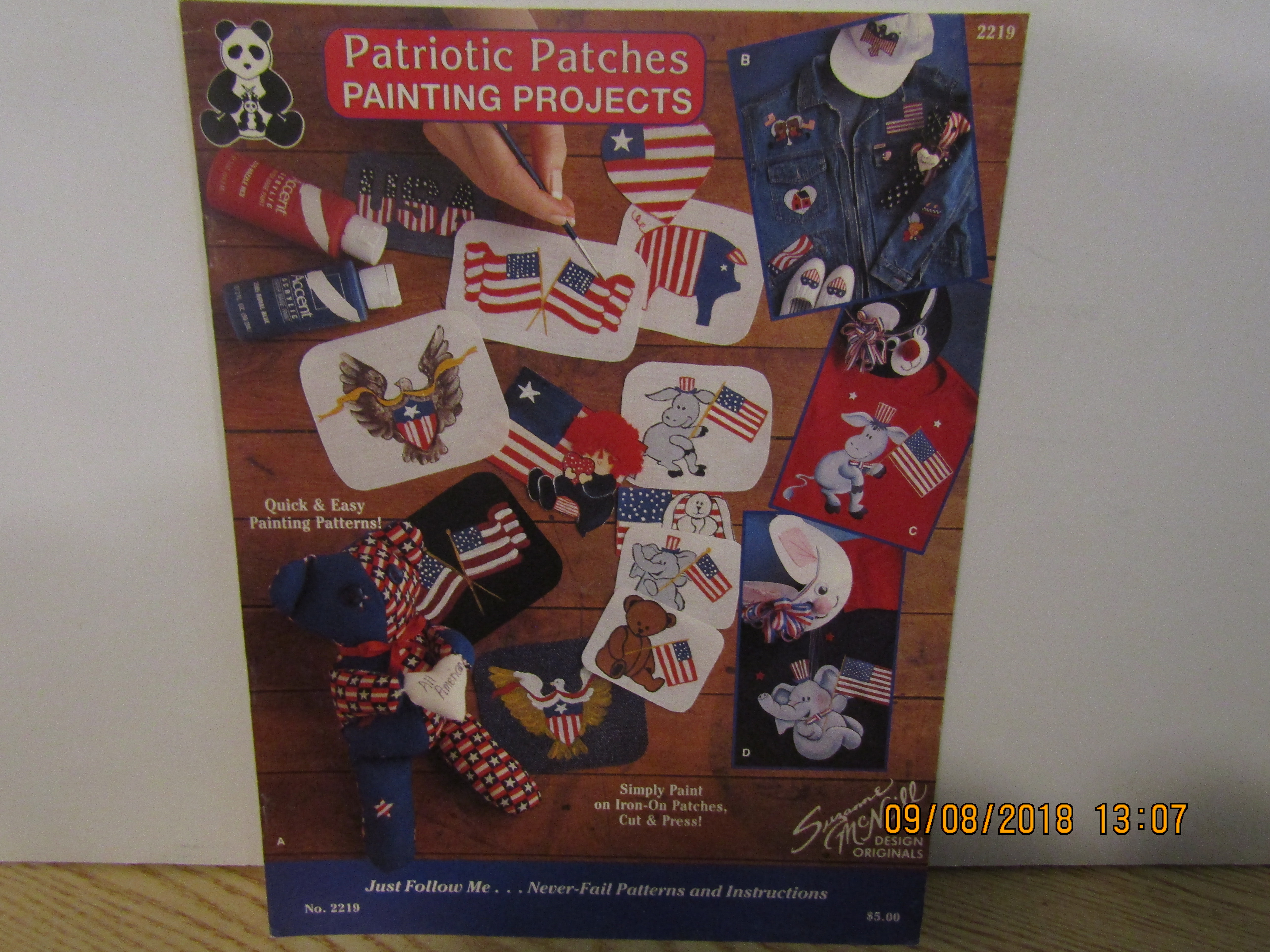 Design Orig Patriotic Patches Painting Projects #2219