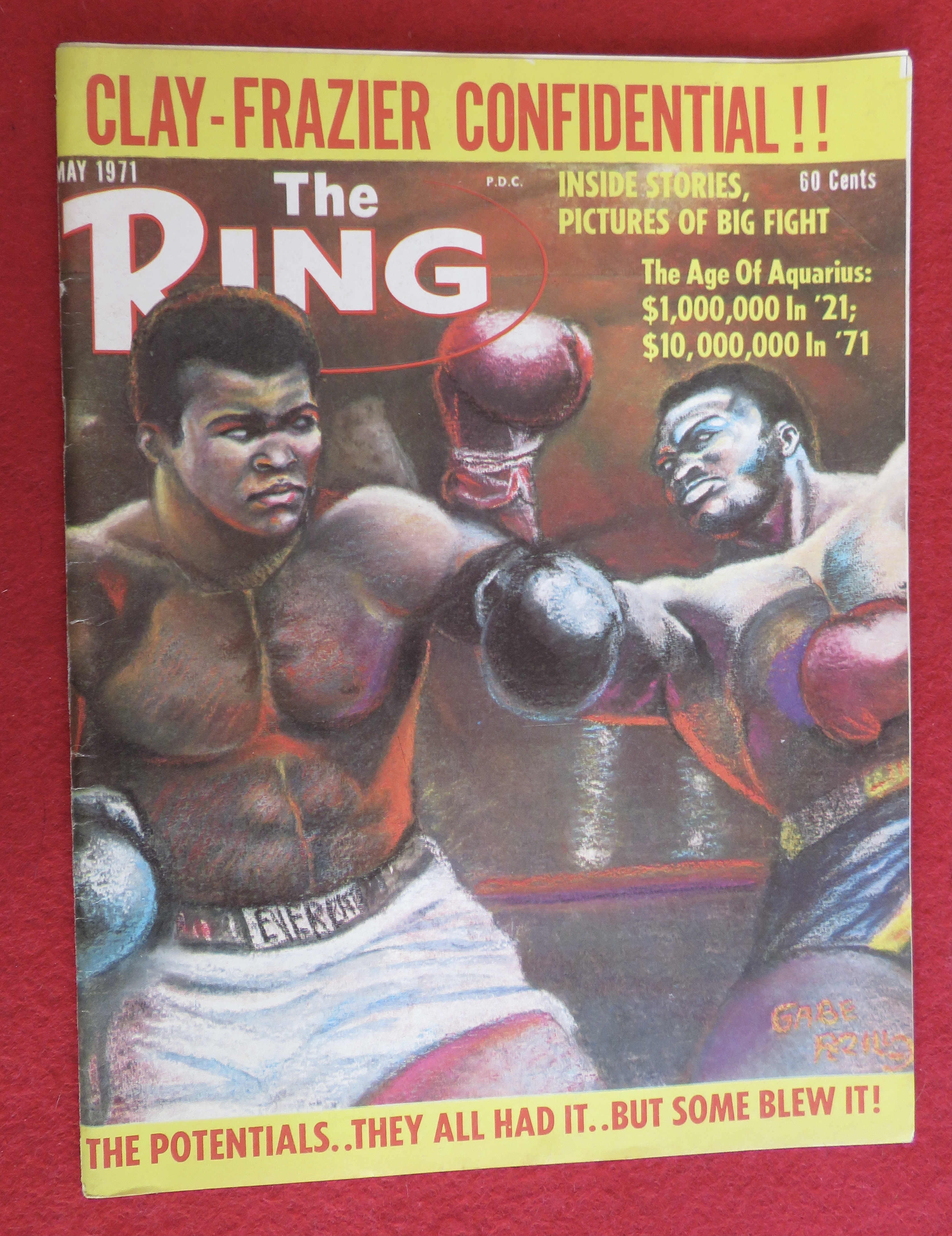 Ring Magazine May 1971 Clay - Frazier Confidential