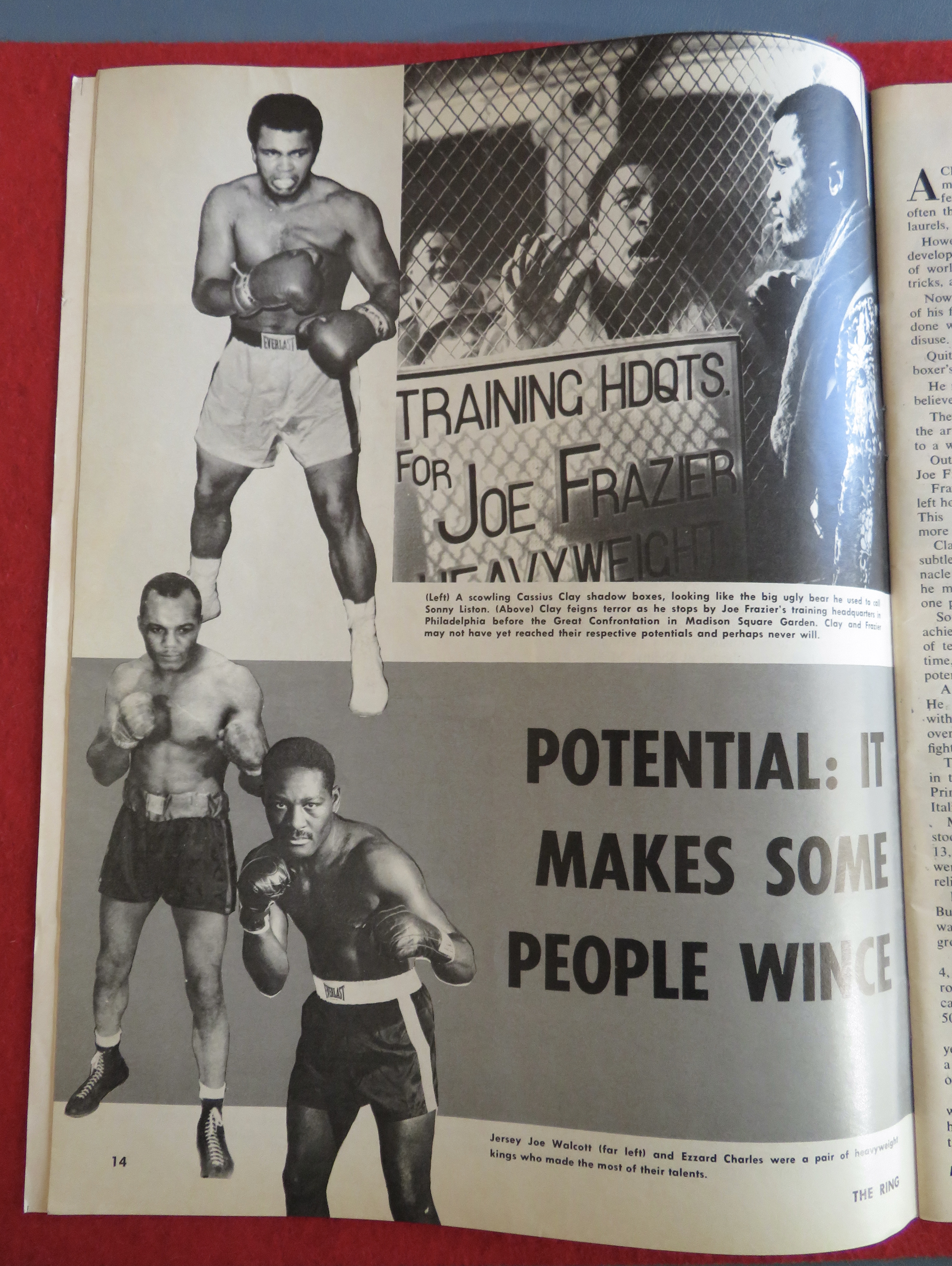 Ring Magazine May 1971 Clay - Frazier Confidential