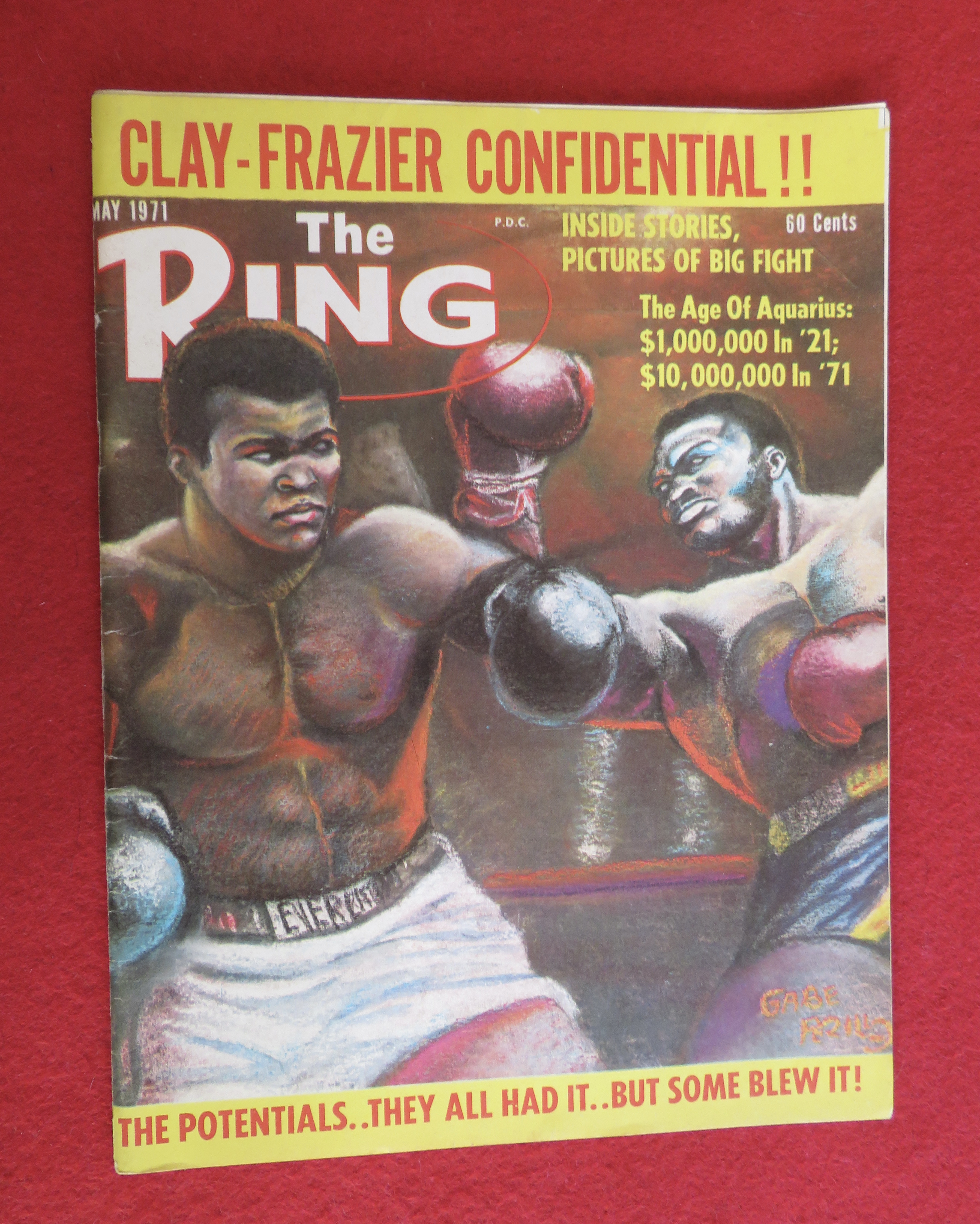 Ring Magazine May 1971 Clay - Frazier Confidential