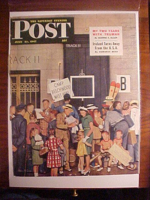 Saturday Evening Post Cover -Dohanos- June 21, 1947