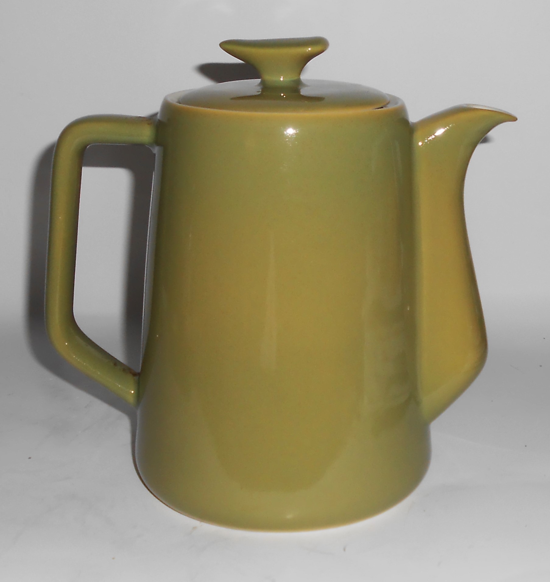 VINTAGE Winfield China Pottery Green/White Duotone Coff
