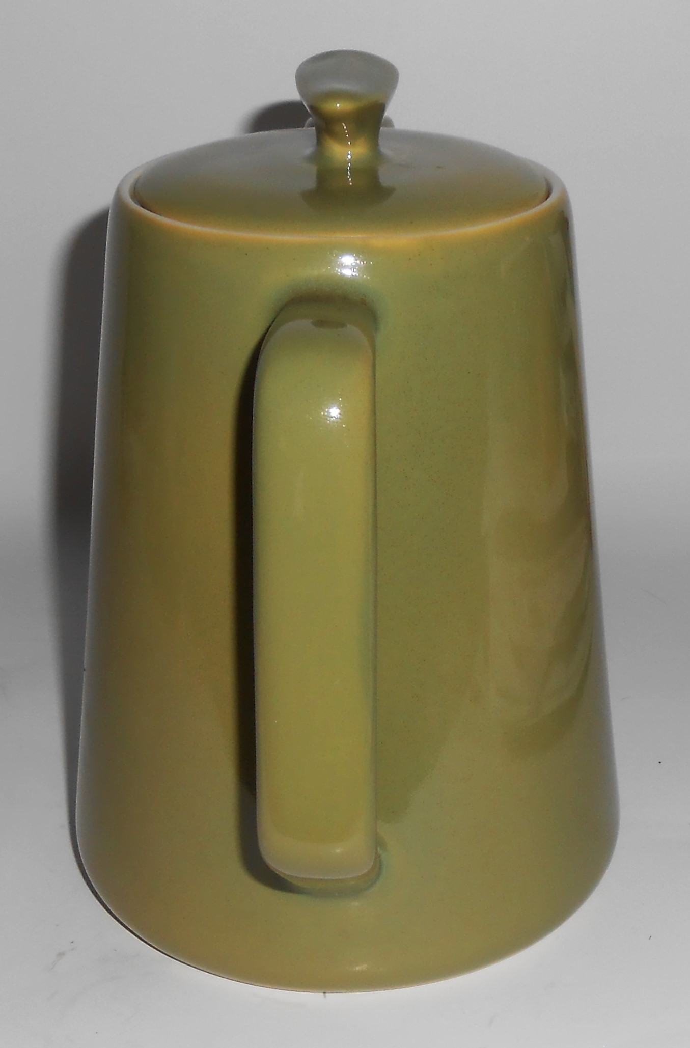 VINTAGE Winfield China Pottery Green/White Duotone Coff
