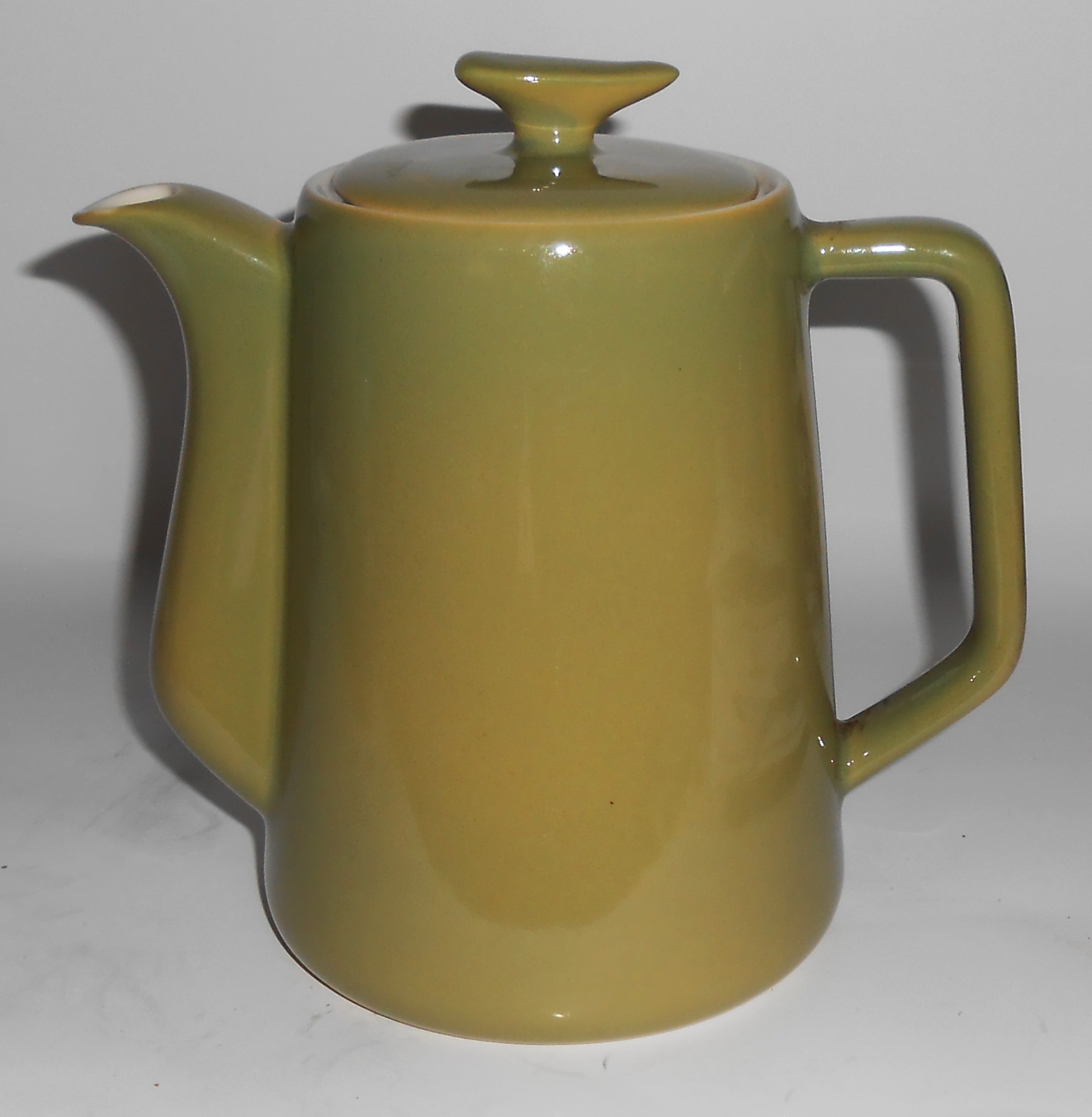VINTAGE Winfield China Pottery Green/White Duotone Coff