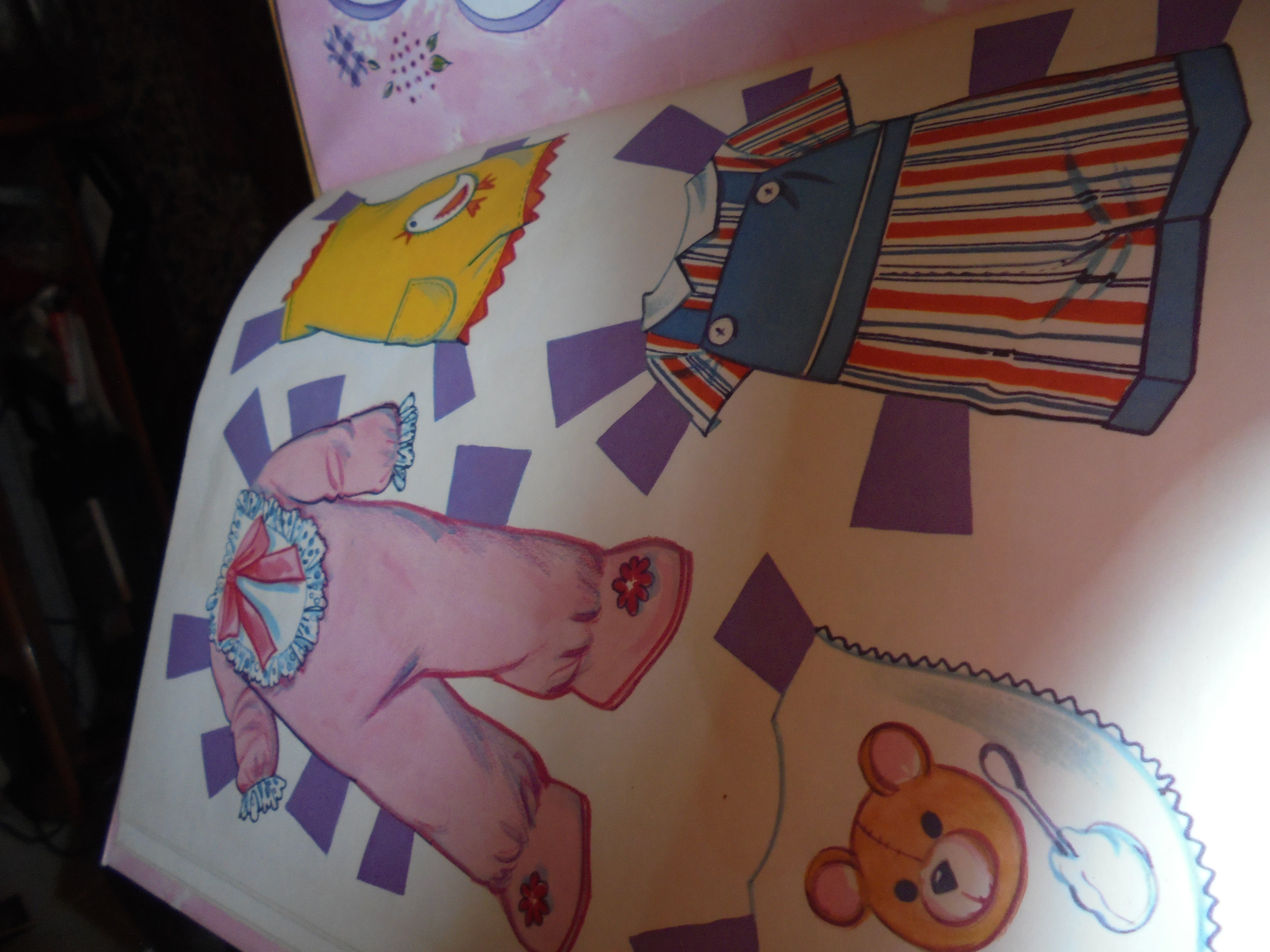 Baby Beans Paper Dolls Whitman 1973