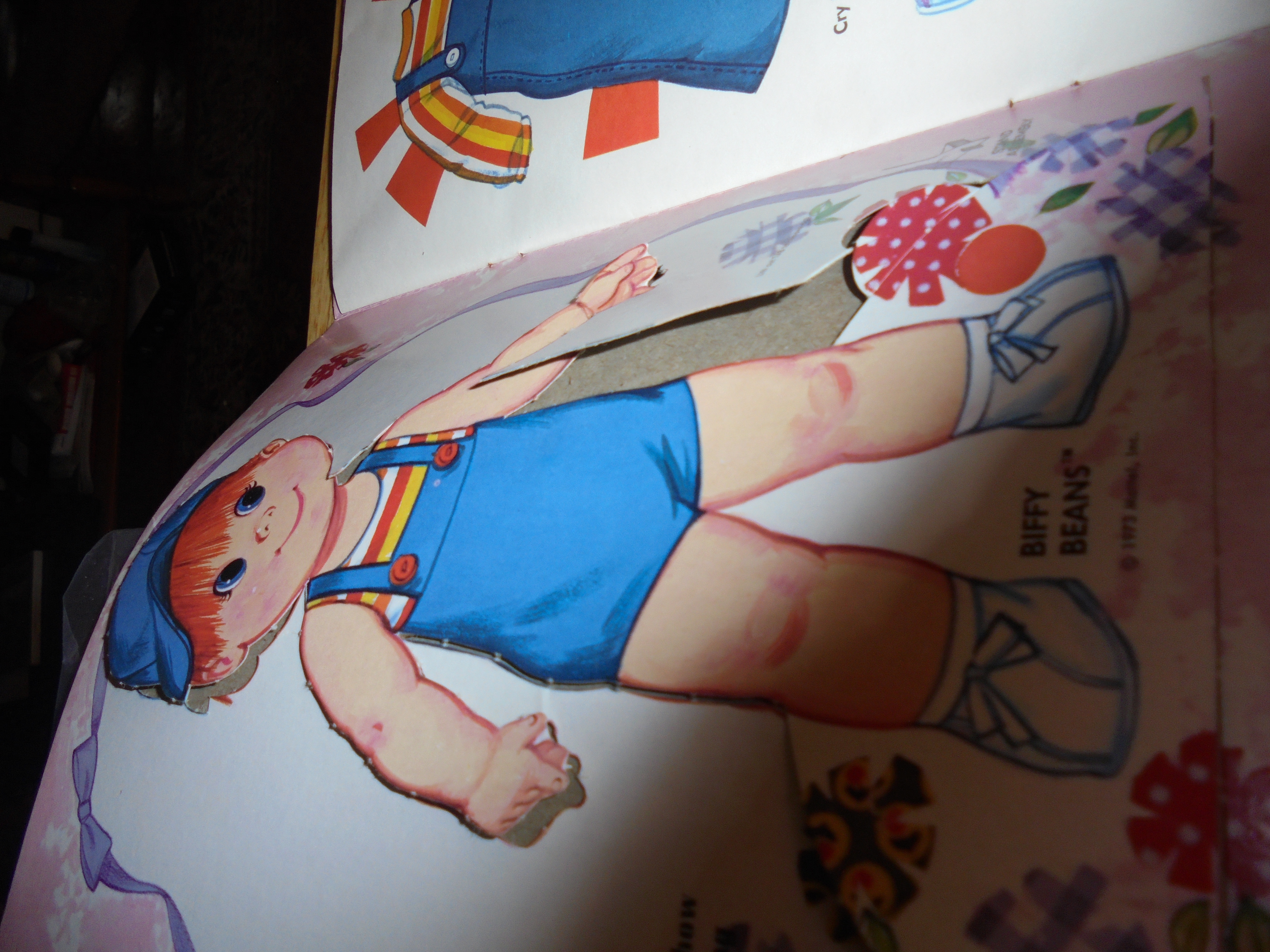 Baby Beans Paper Dolls Whitman 1973