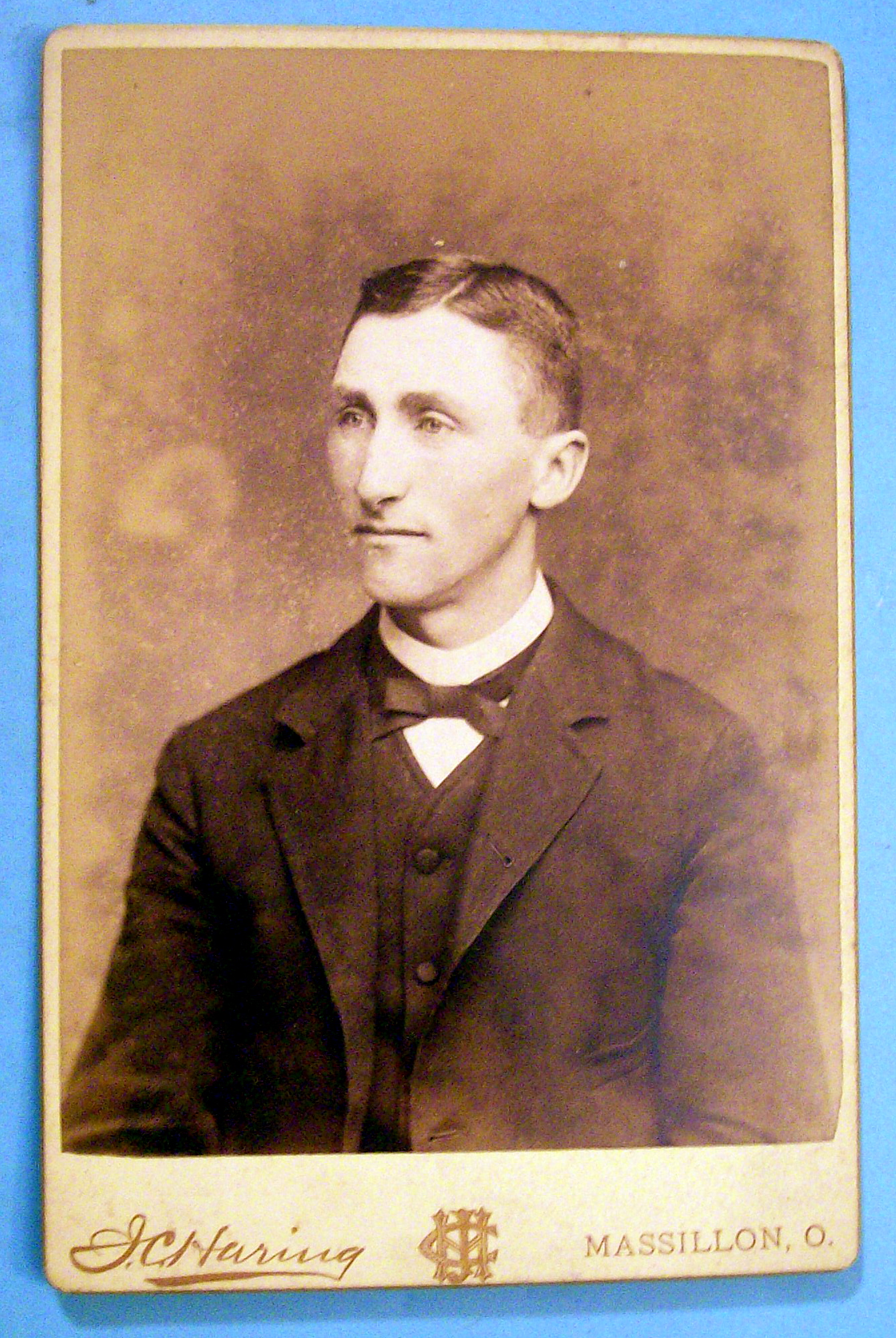 Looking Forward - Cabinet Photo of a Young Man