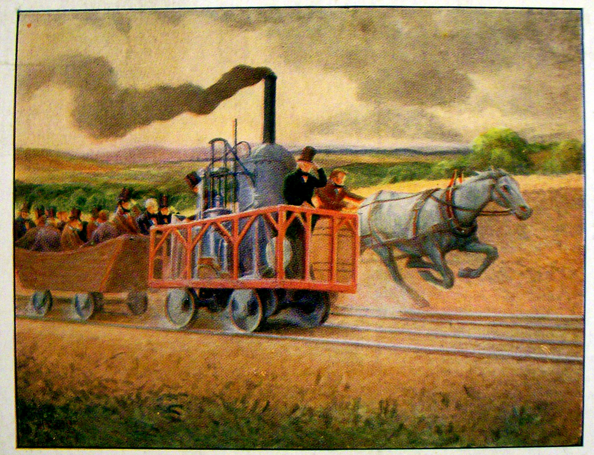 The Horse Wins The Race Postcard (Baltimore & Ohio)