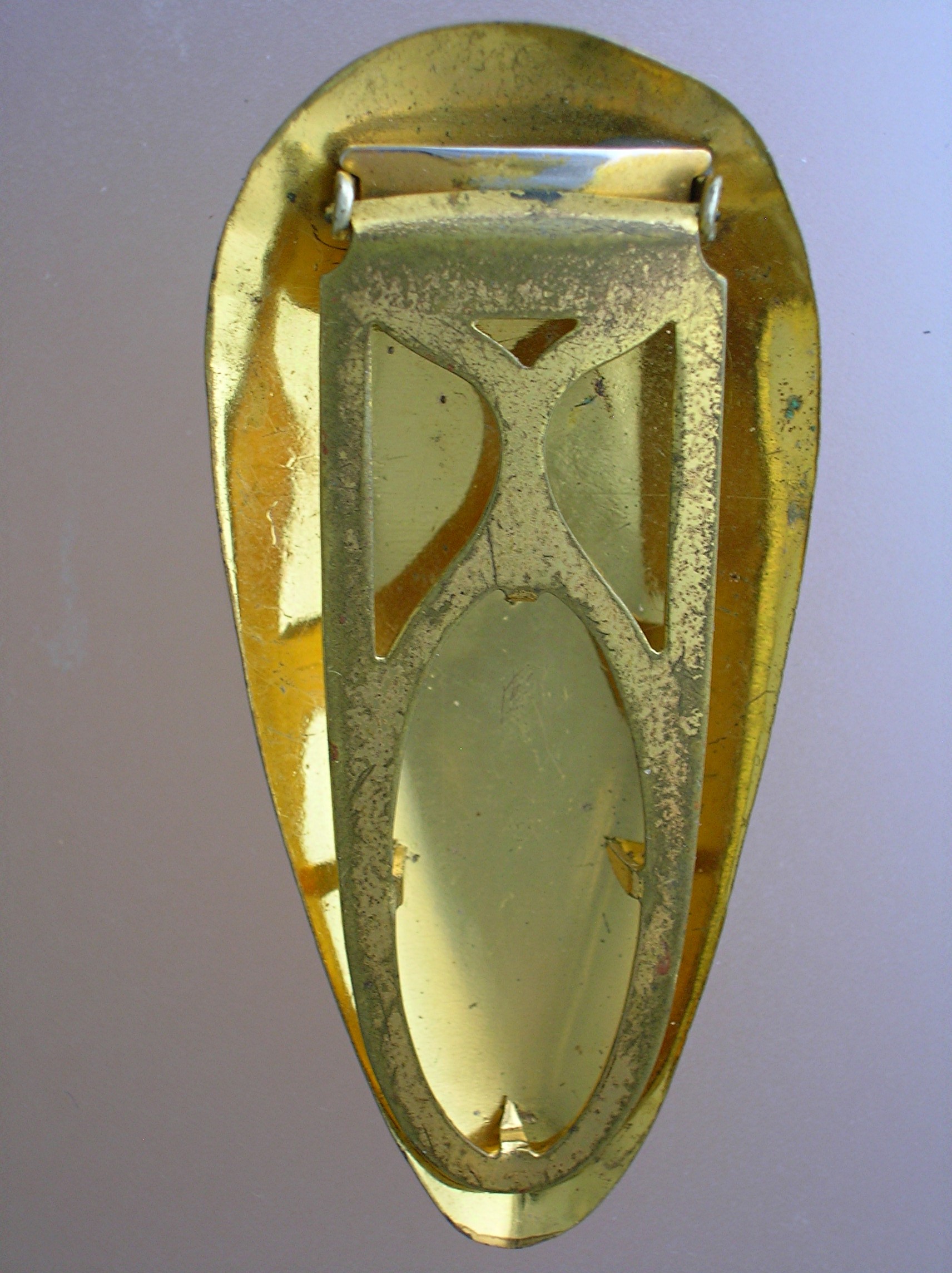 Millafiore Italian Multi Color Glass & Brass Antique Dr