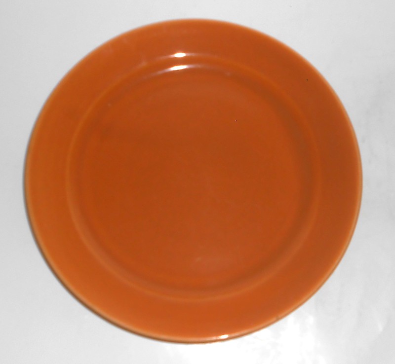 VINTAGE Bauer Pottery La Linda Gloss Brown Dinner Plate - MINT