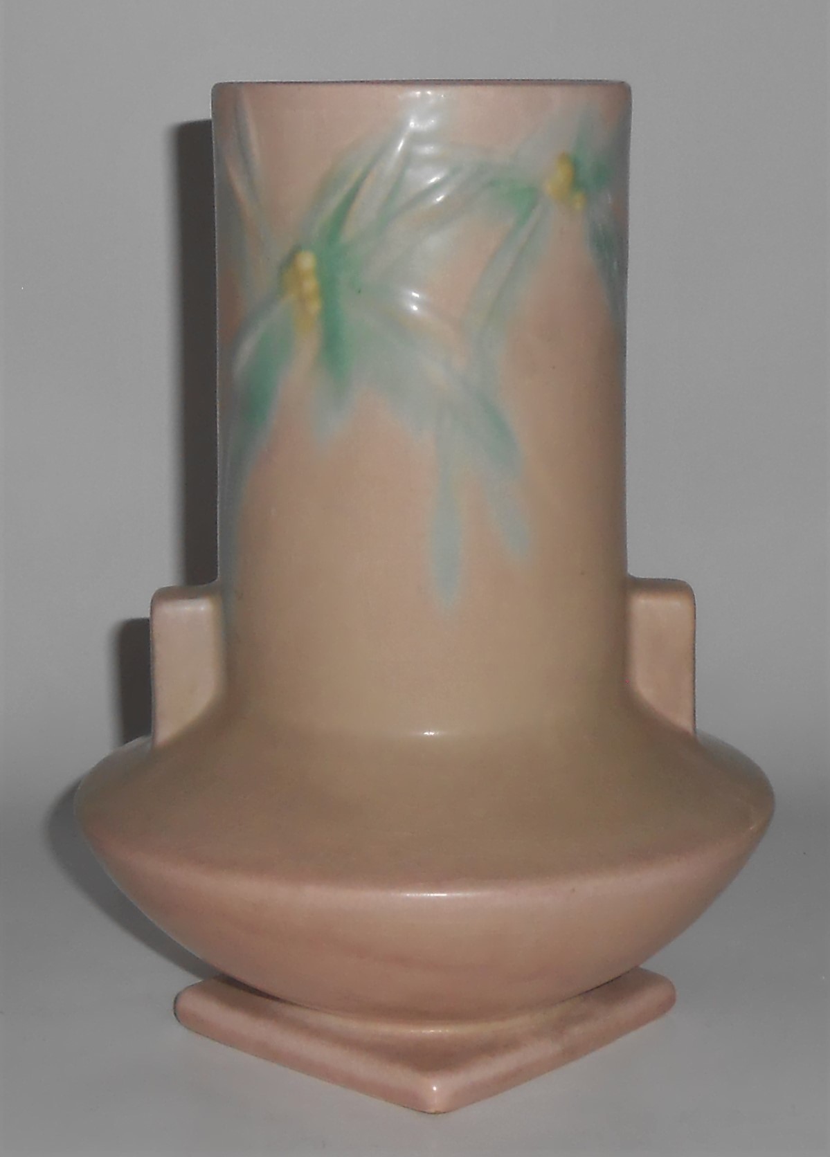 Roseville Art Pottery #829 Dawn 8.5'' Vase w/Sticker