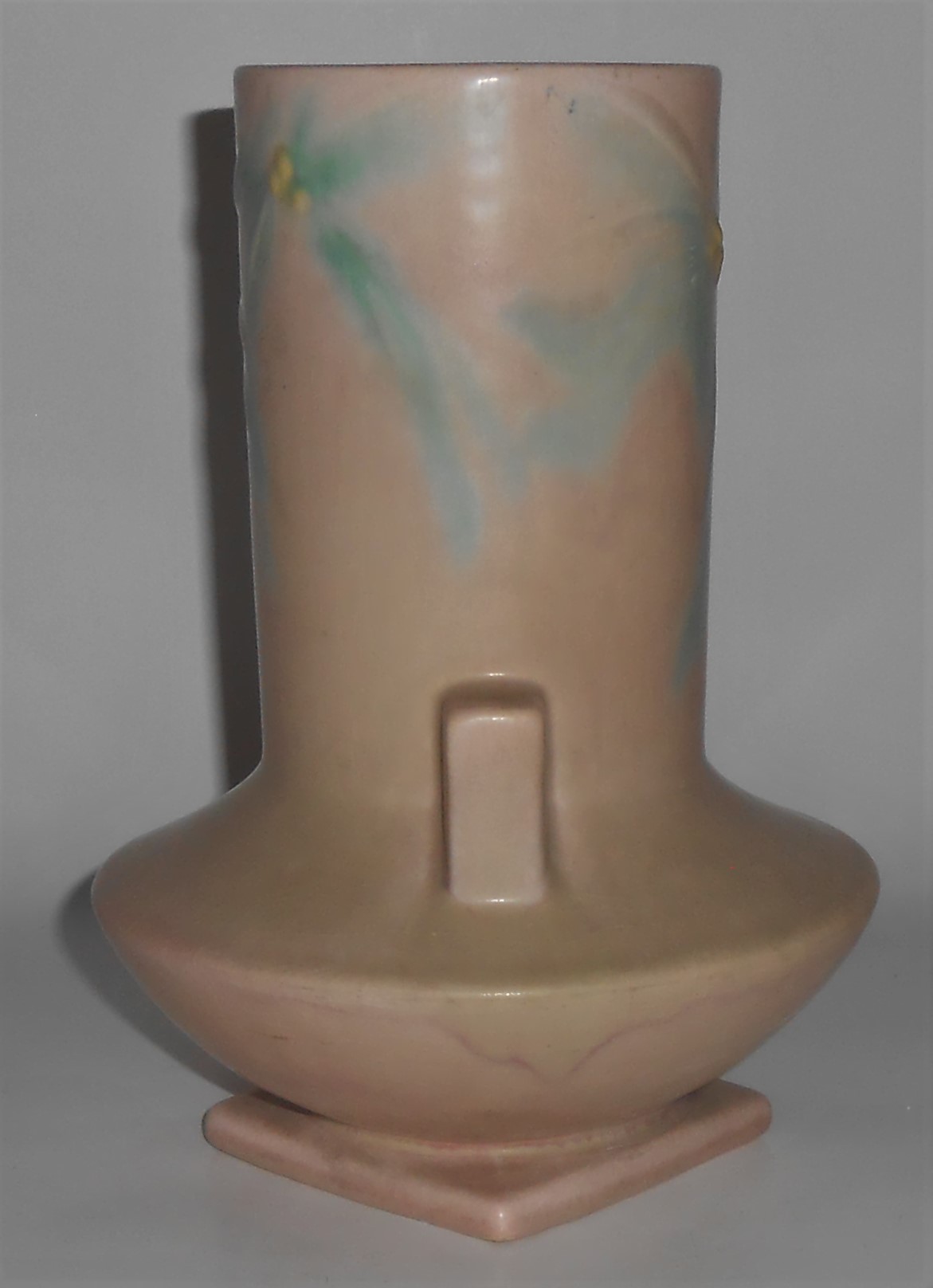 Roseville Art Pottery #829 Dawn 8.5'' Vase w/Sticker