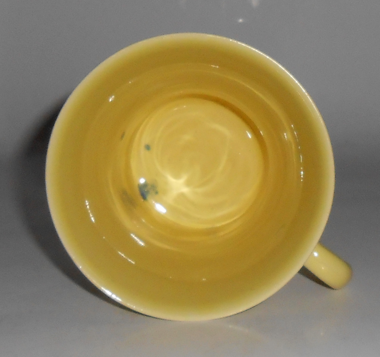 Coors Pottery Rosebud Very Rare Yellow Handled Tumbler