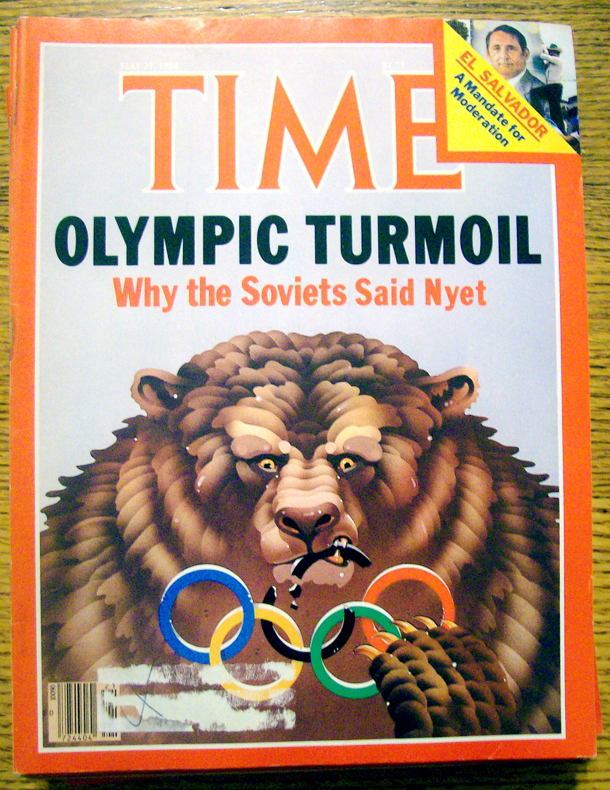 Time Magazine-May 21, 1984-Olympic Turmoil