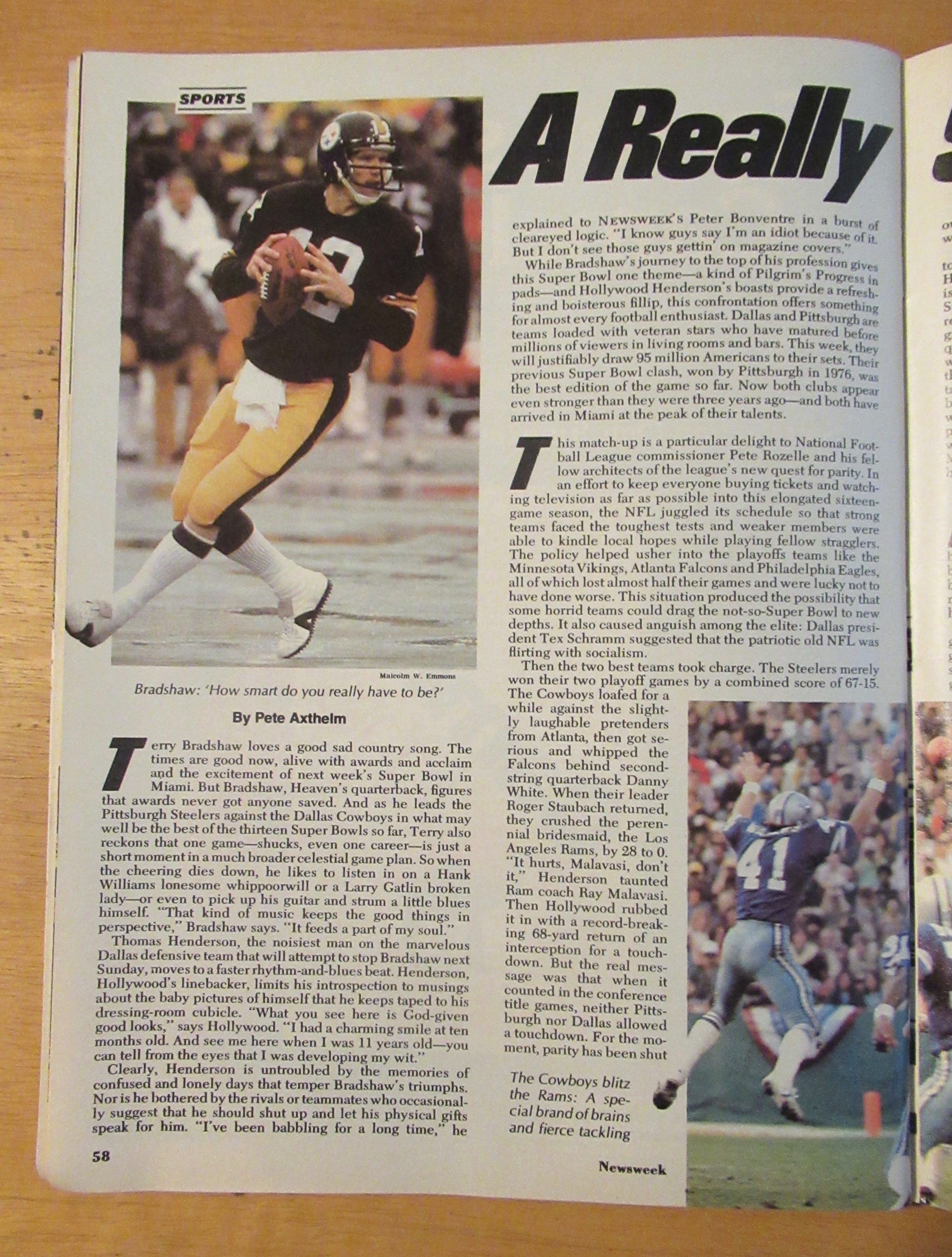 Newsweek Magazine-January 22, 1979-Really Super Bowl