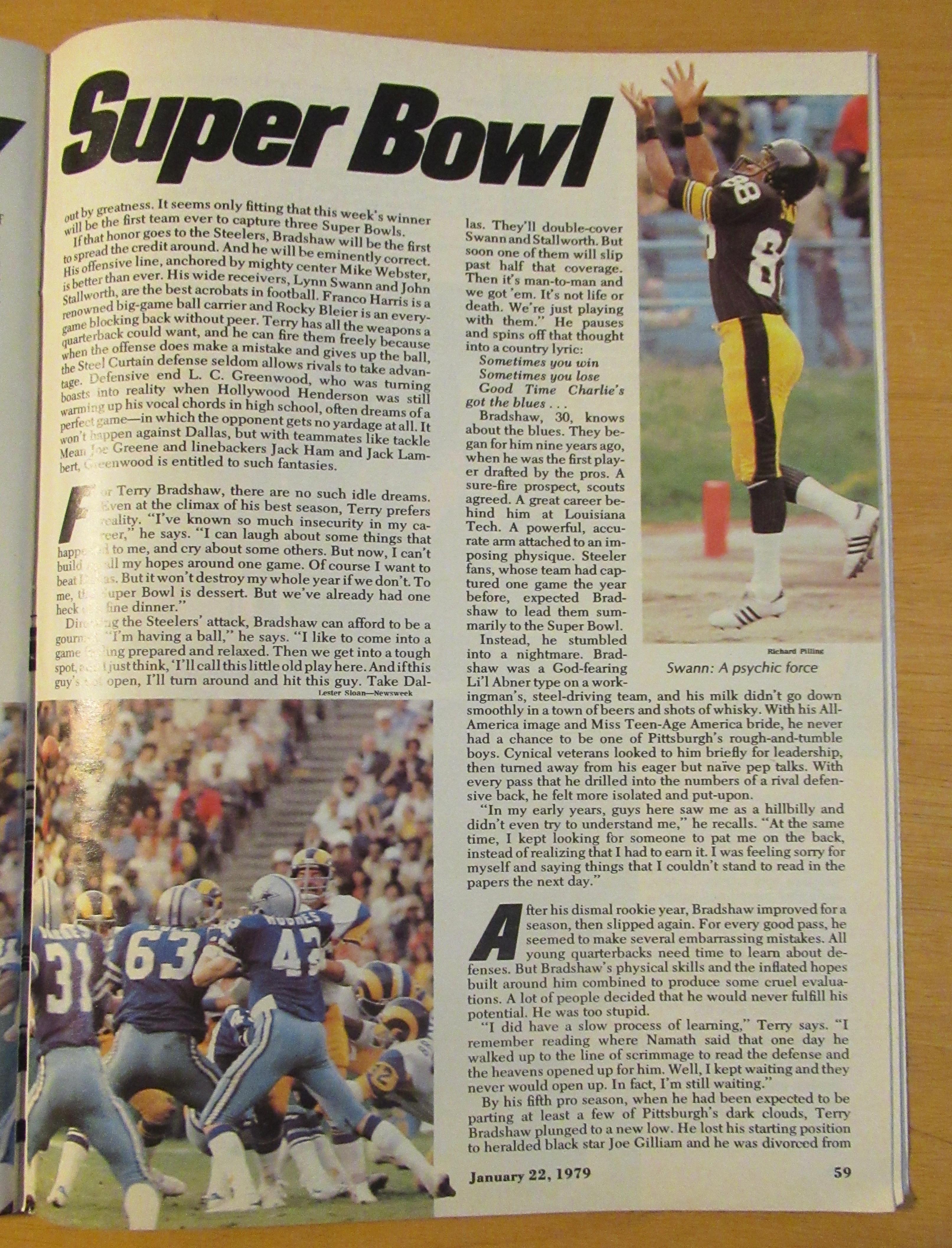 Newsweek Magazine-January 22, 1979-Really Super Bowl