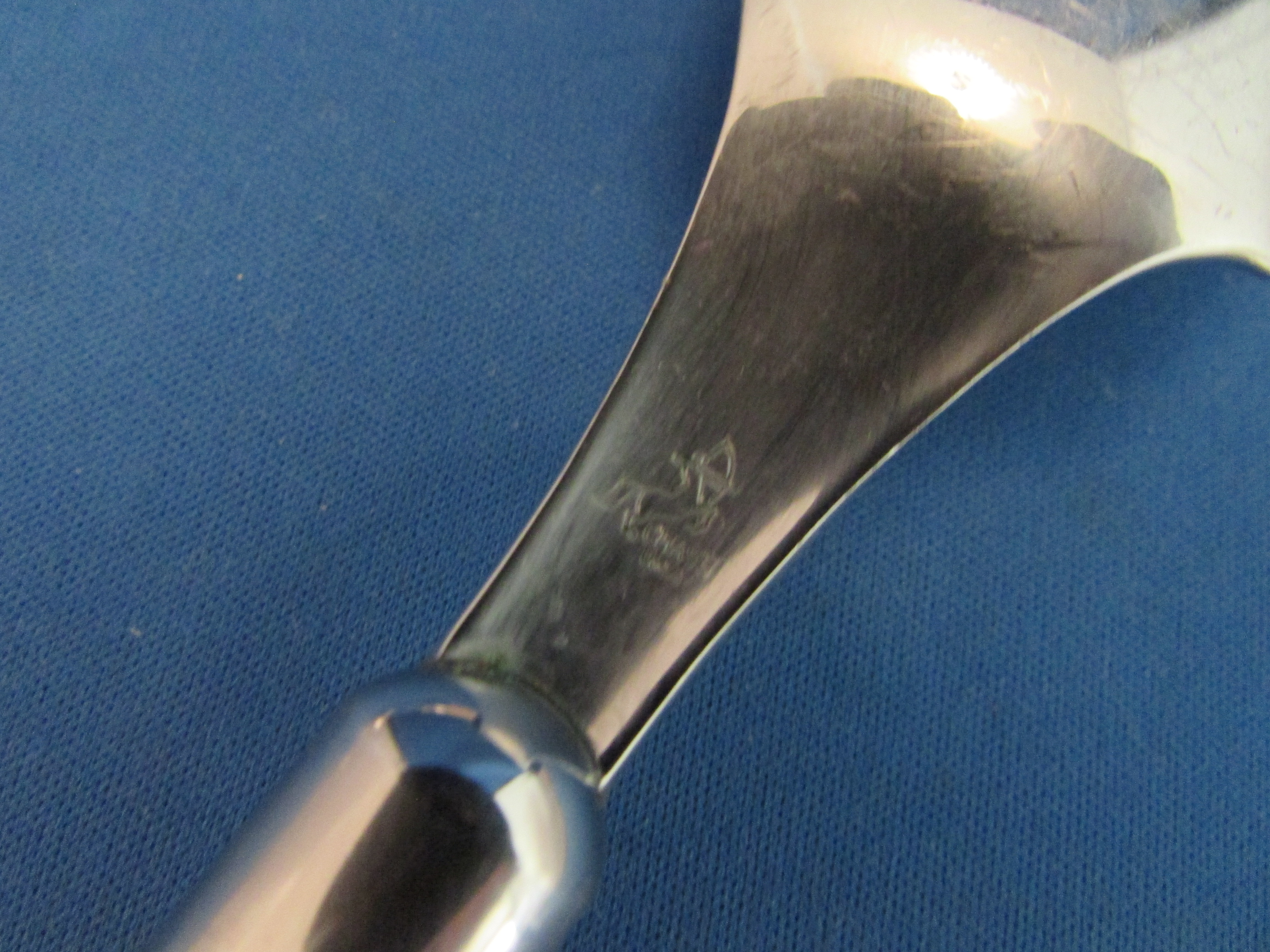 Chase Chrome Art Deco Salad Servers with Bakelite Handles