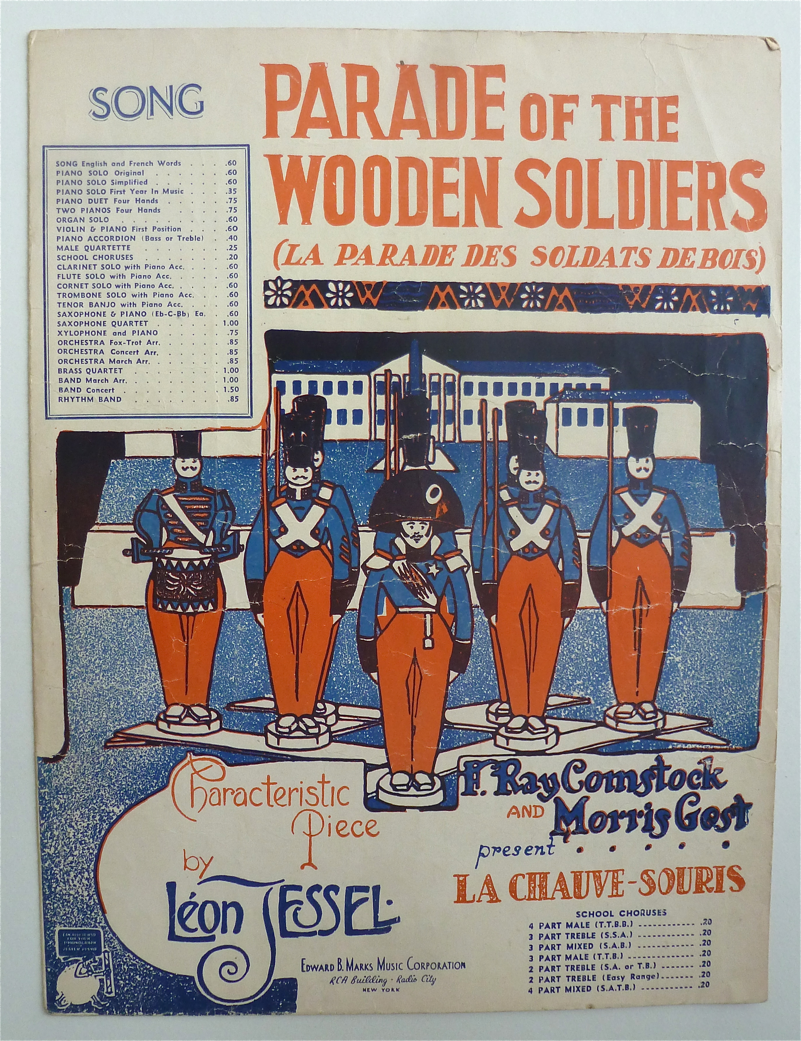 Sheet Music For 1932 Parade Of The Wooden Soldiers