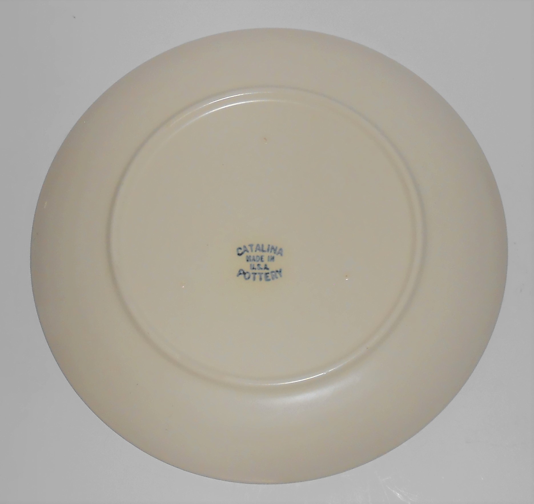 Catalina Pottery Rancho Ware Pastel Coral/Ivory Duotone