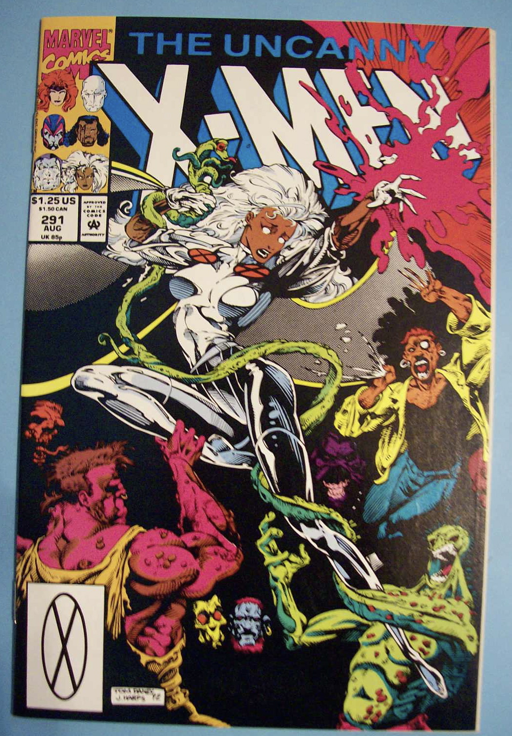 X - Men Comics - August 1992 - The Uncanny X-Men