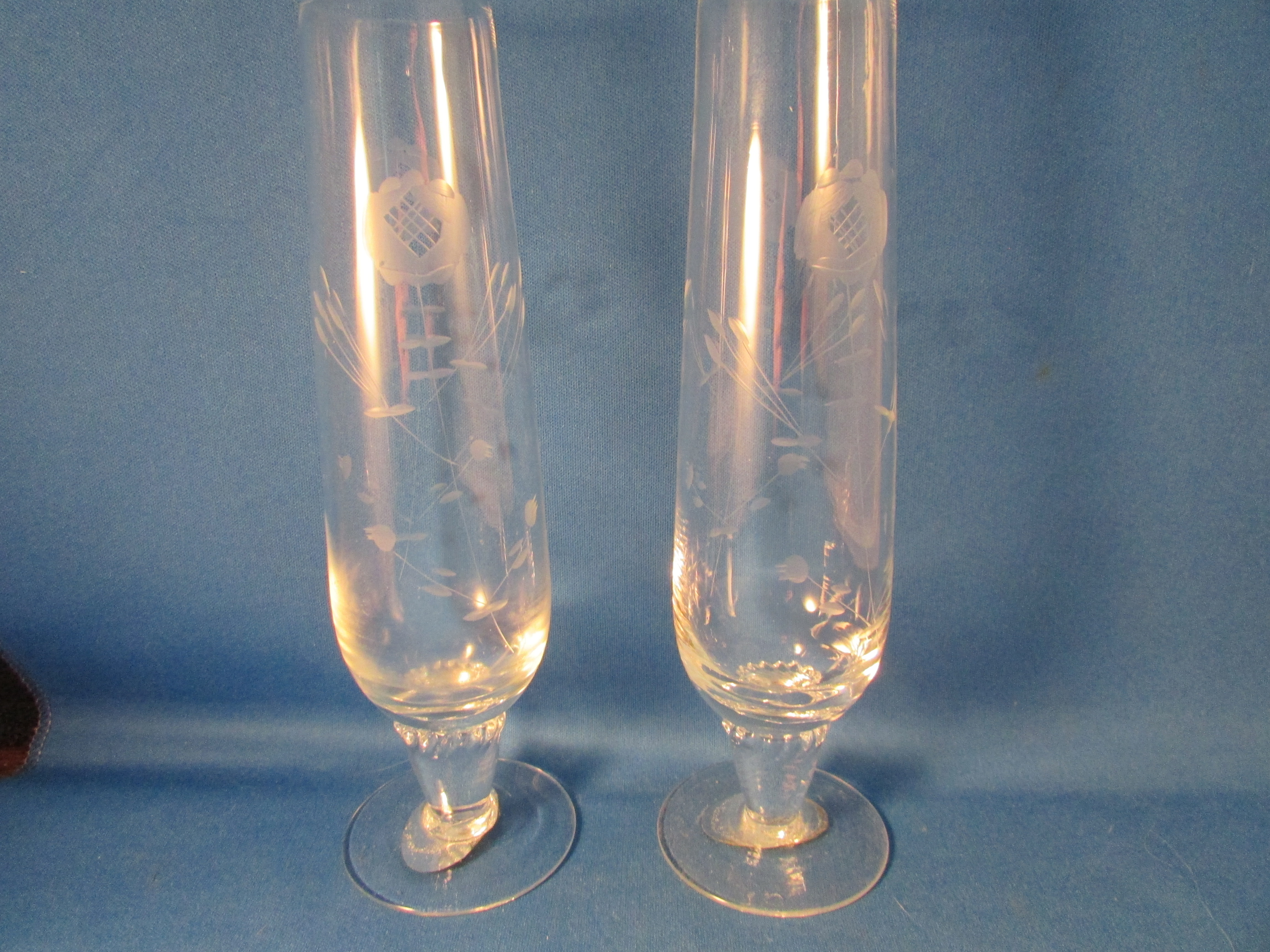 Cut Glass Crystal Vases