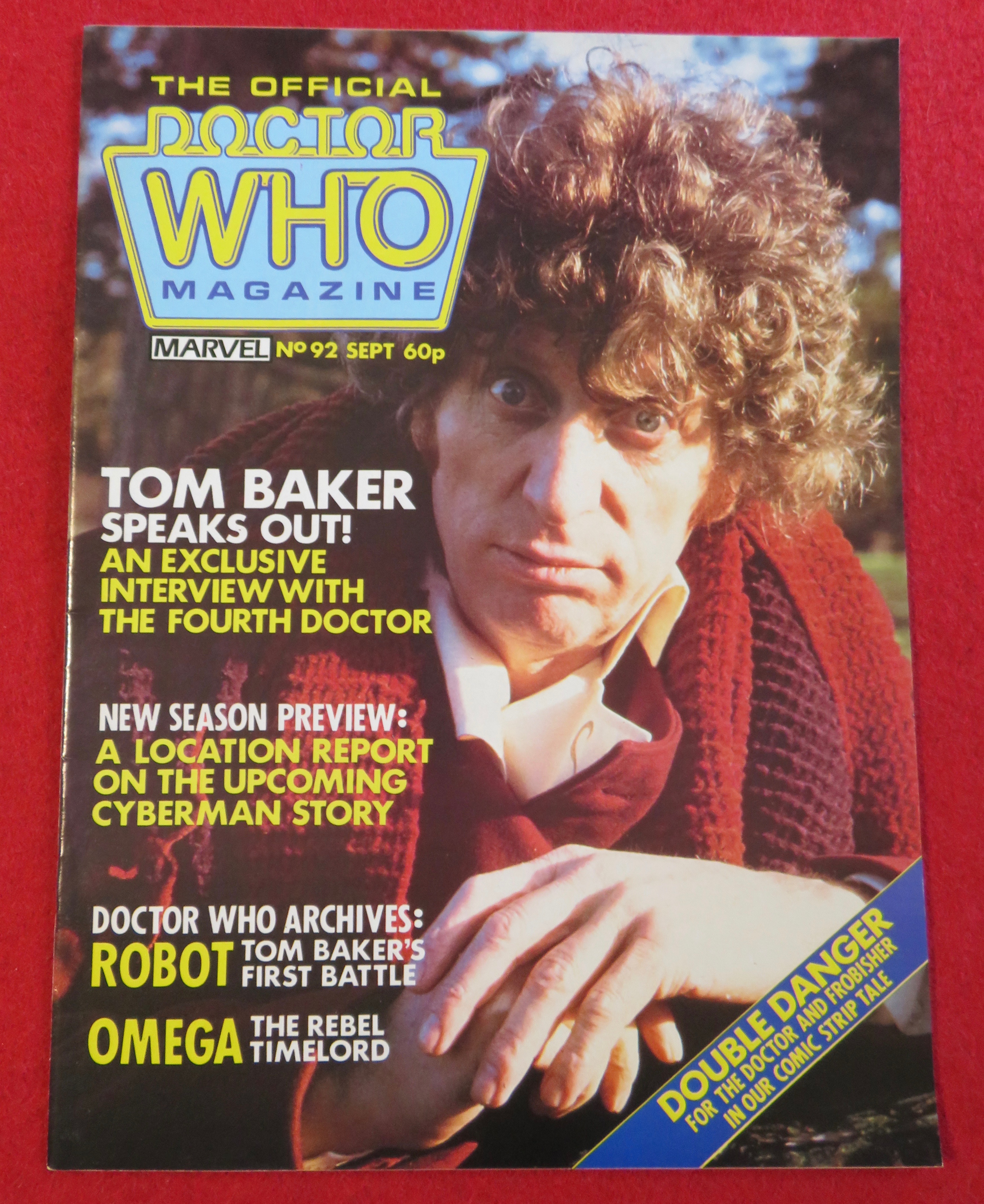 Doctor (Dr) Who Magazine September 1984 Tom Baker