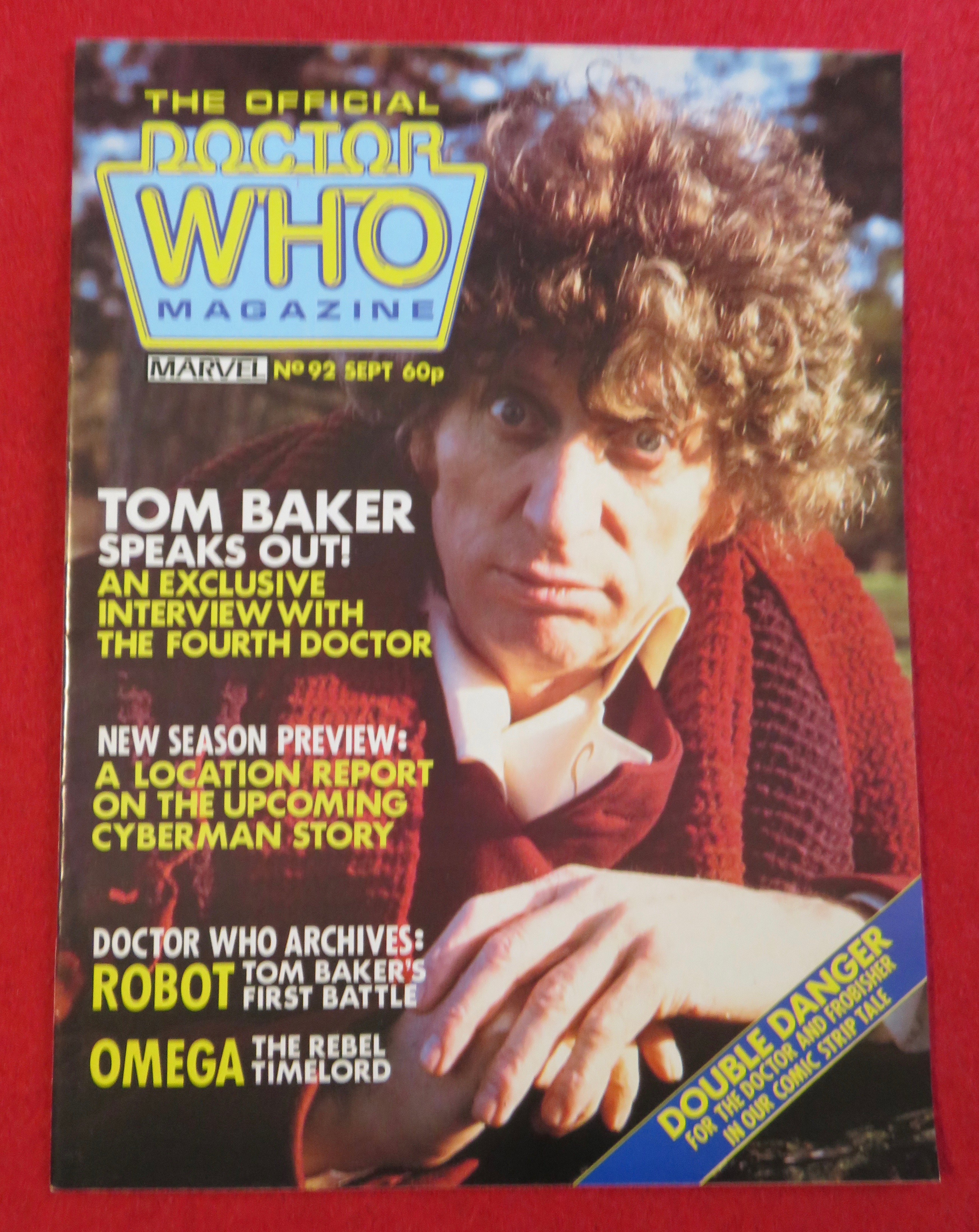 Doctor (Dr) Who Magazine September 1984 Tom Baker